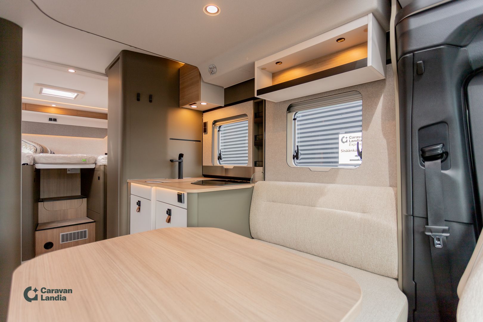 Hymer GT-S 685 417 CDI 170hv ** HETI TOIMITUKSEEN, UUTUUSMALLI, ERILLISVUODE, LASKUVUODE, STONEGREY ULKOVÄRI, TRUMA-DIESEL **, kuva 9