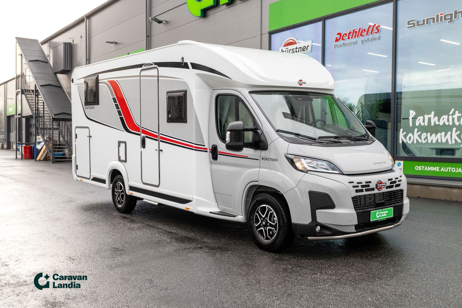 Burstner Campeo TD T / IT 736 2.2 MJET 140 hv ** HINTAA LASKETTU 10.000€,HETI TOIMITUKSEEN, DIESEL TRUMA, AUTOMAATTI, SAAREKEVUODE**, kuva 1