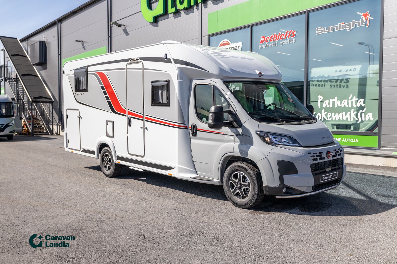 Burstner Campeo TD T/IT 736 2.2 MJET 140 hv ** ALENSIMME HINTAA 10.000€, HETI TOIMITUKSEEN, AUTOMAATTI, TALVIPAKETTI, SAAREKEVUODE**, kuva 1