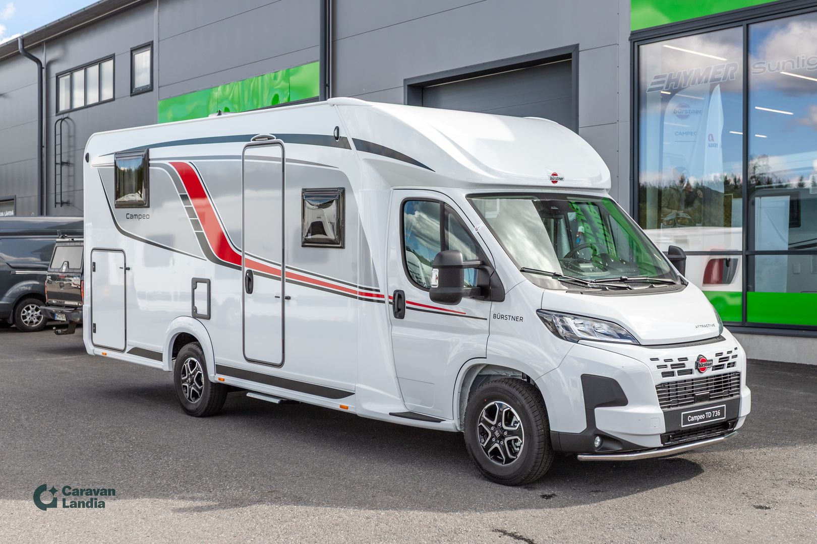 Burstner Campeo TD T/IT 736 140hv **HINTAA LASKETTU 10.000€, HETI TOIMITUKSEEN, DIESEL-TRUMA, SAAREKEVUODE, LASKUVUODE**, kuva 1