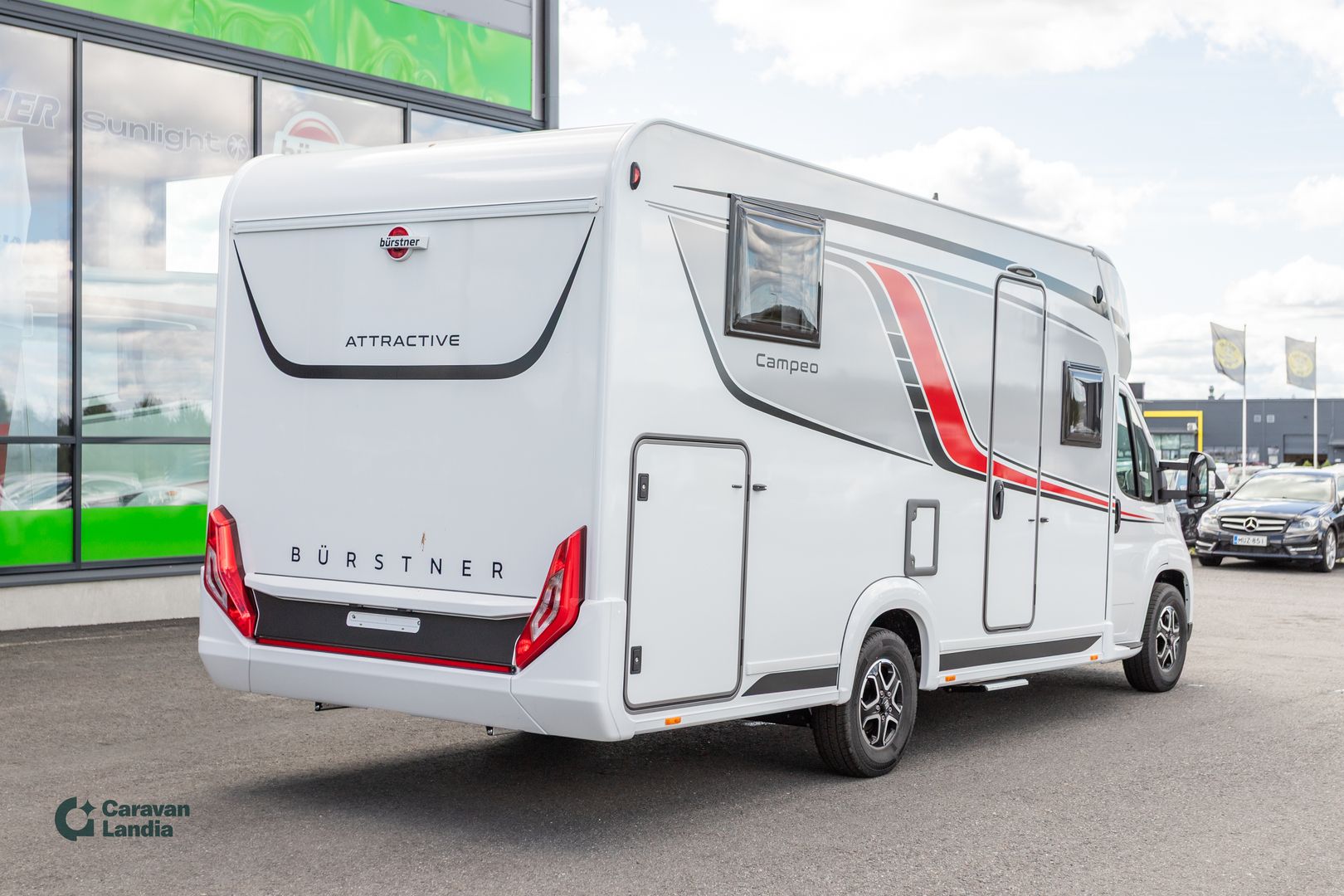 Burstner Campeo TD T/IT 736 140hv **HINTAA LASKETTU 10.000€, HETI TOIMITUKSEEN, DIESEL-TRUMA, SAAREKEVUODE, LASKUVUODE**, kuva 2