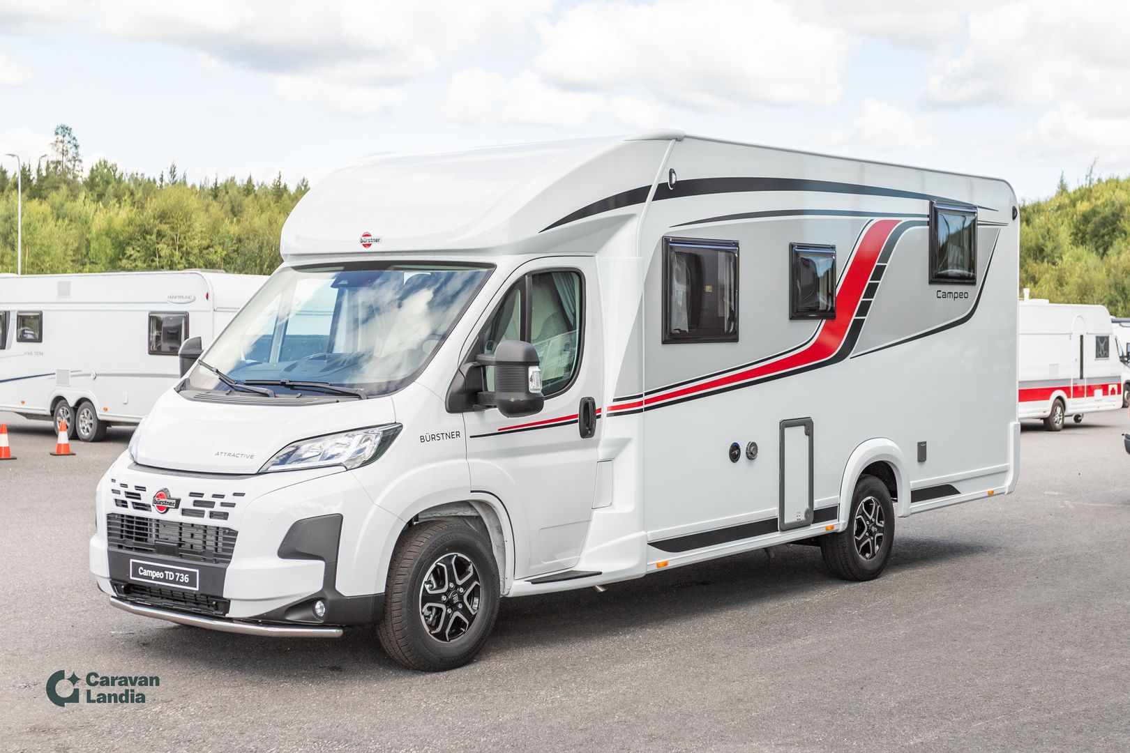 Burstner Campeo TD T/IT 736 140hv **HINTAA LASKETTU 10.000€, HETI TOIMITUKSEEN, DIESEL-TRUMA, SAAREKEVUODE, LASKUVUODE**, kuva 4