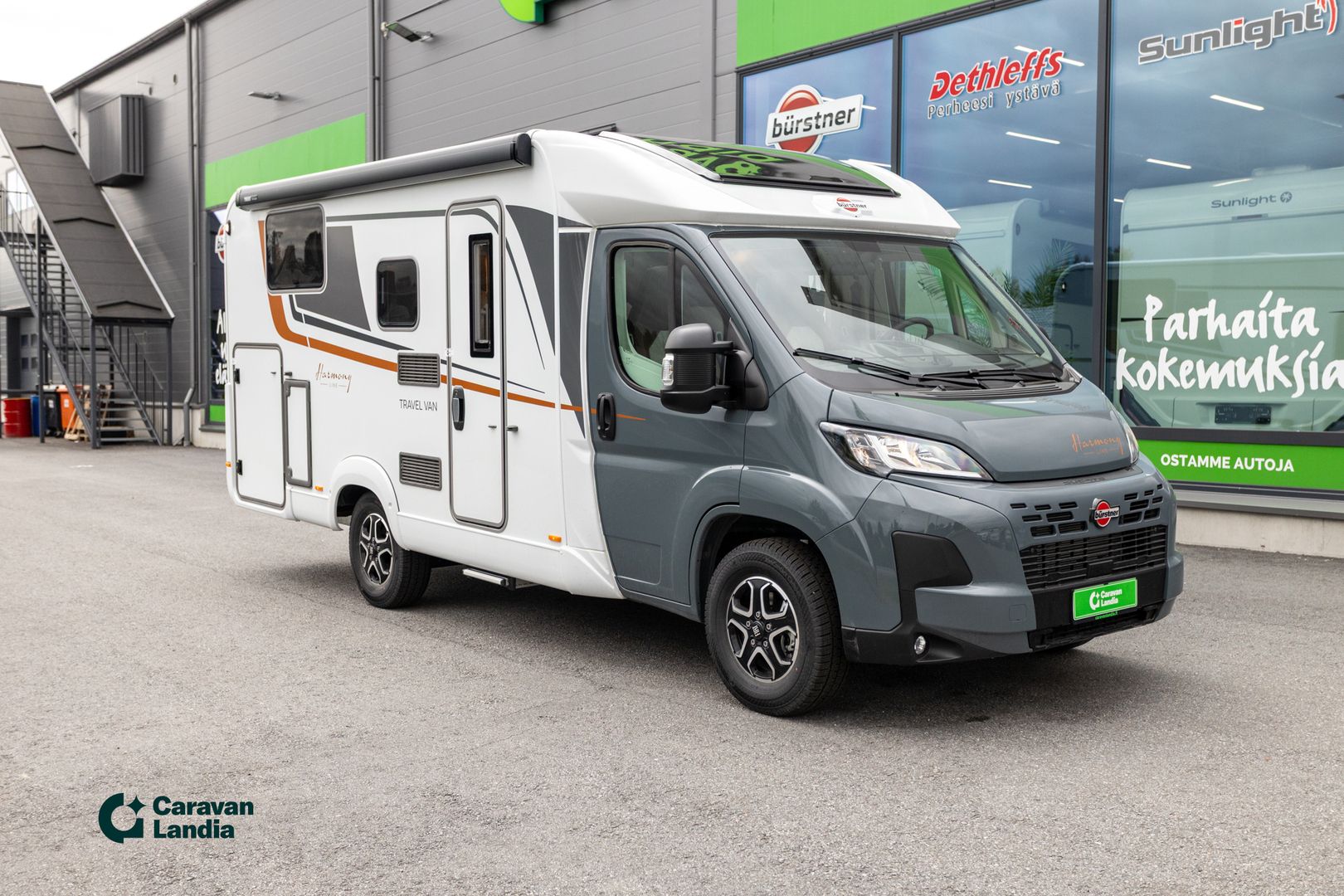 Burstner Travel van T 620 G HarmonyLine 2.2 MJET 140 hv **ALENSIMME HINTAA 10.000€, HETI TOIMITUKSEEN, HUIPPU VARUSTEET, AUTOMAATTI, ERILLISVUOTEET**, kuva 1