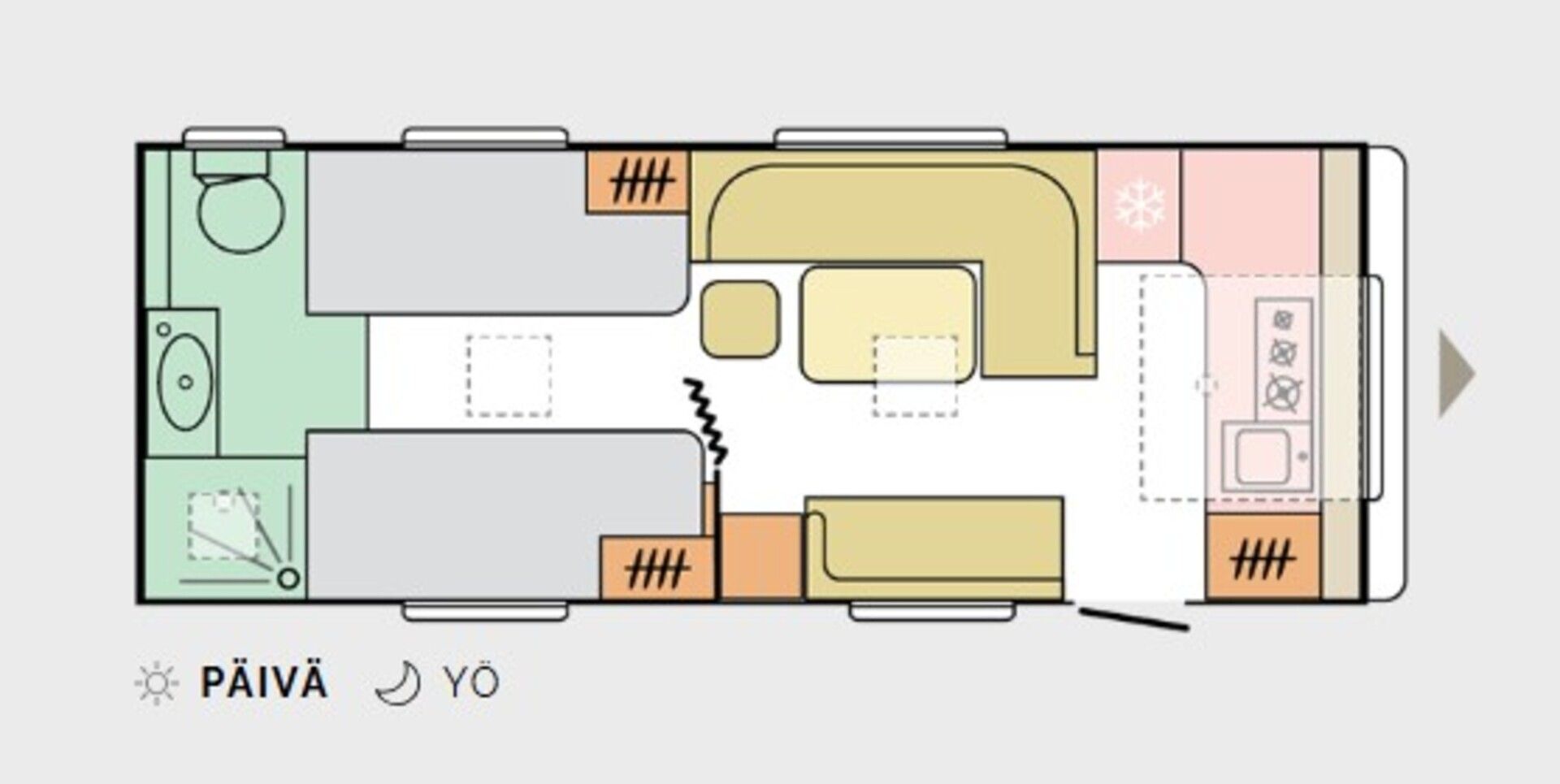 Adria Adora 613 HT ** TULOSSA, ALDE, ERILLISVUOTEET, PLUSPAKETTI **, kuva 3