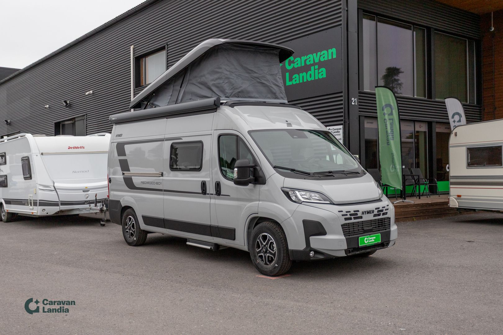 Hymer Redwood 601 2.2 Mjet 140hv ** HETI TOIMITUKSEEN, AUTOMAATTI, NOSTOKATTO, TRUMA-DIESEL **, kuva 5