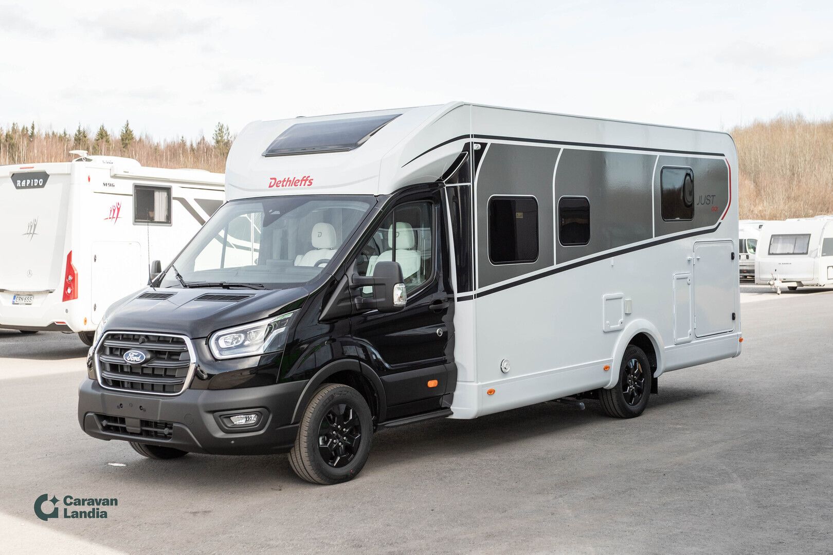 Dethleffs Just Go Active T 7055 DBL 2.0 TDCi 165hv ** HETI TOIMITUKSEEN, UUTUUSMALLI, AUTOMAATTI, SAAREKEVUODE **, kuva 5