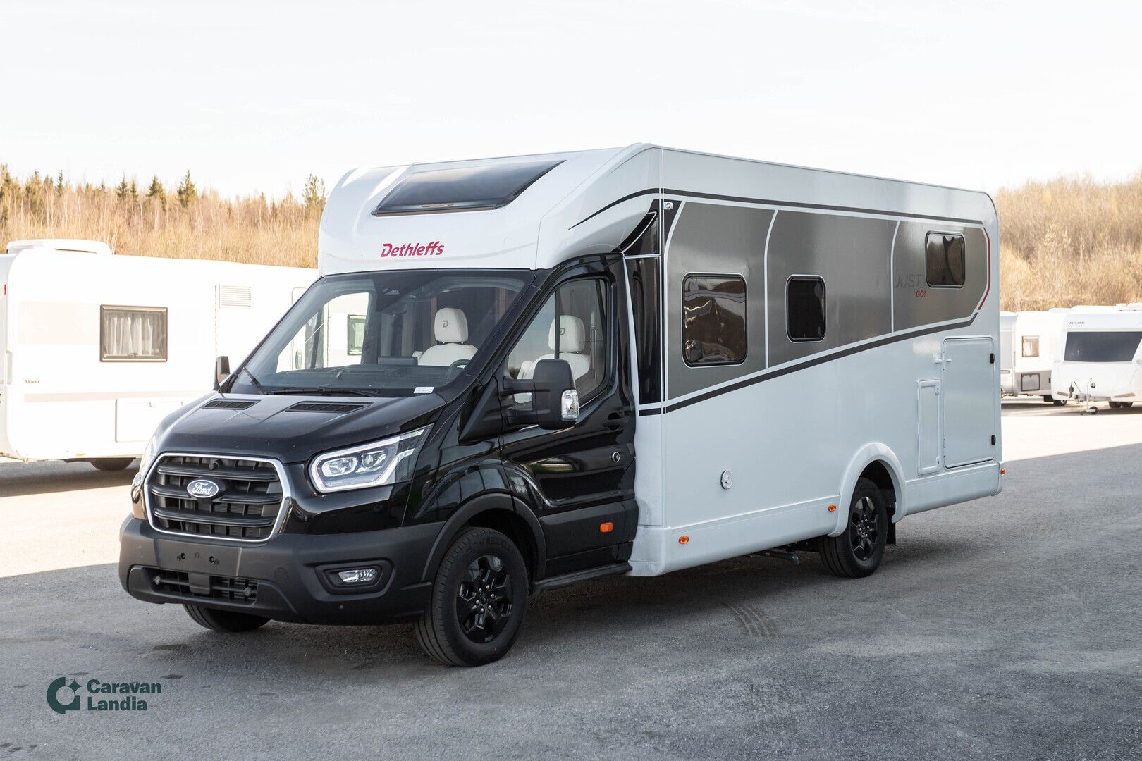 Dethleffs Just Go Active T 7055 EB 2.0 TDI 165hv ** HETI TOIMITUKSEEN, ERILLISVUOTEET, AUTOMAATTI, TRUMA-SÄHKÖPATRUUNA **, kuva 5