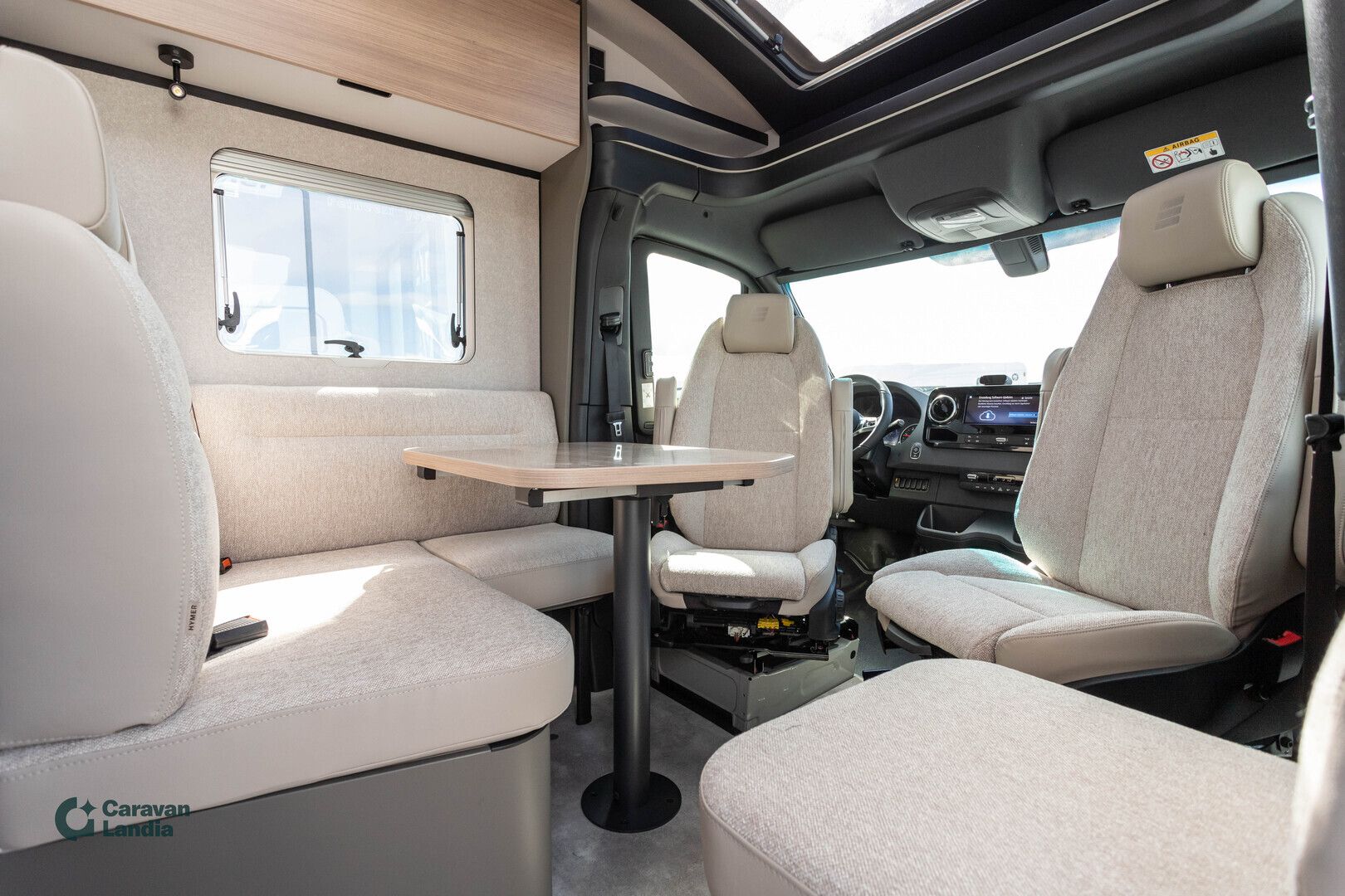 Hymer GT-S 600 417 CDI 170hv ** HETI TOIMITUKSEEN, UUTUUSMALLI, ERILLISVUODE, STONE GREY ULKOVÄRI, TRUMA-DIESEL **, kuva 9