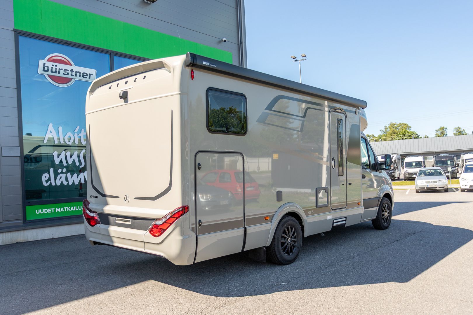 Hymer GT-S 600 417 CDI 170hv ** HETI TOIMITUKSEEN, ERILLISVUODE, STONEGREY ULKOVÄRI, TRUMA-DIESEL ***, kuva 3