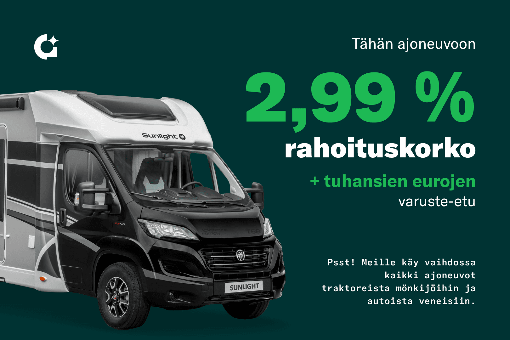 Dethleffs C'go 475 EL ** HETI TOIMITUKSEEN, TRUMA, ERILLISVUOTEET **, kuva 2