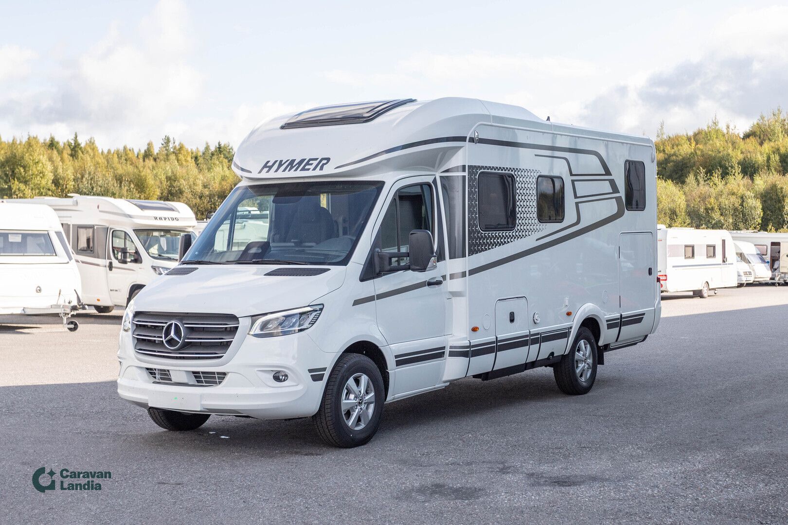 Hymer B-MC T 600 417 CDI 170hv ** HETI TOIMITUKSEEN, TALVIPAKETTI, LASKUVUODE, ERILLISVUOTEET, TRUMA DIESEL **, kuva 5