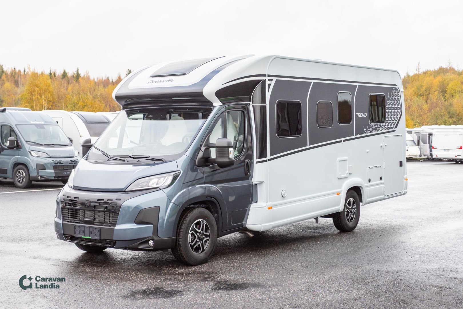 Dethleffs Trend Active T7057 DBL 2.2 Mjet 140hv ** HETI TOIMITUKSEEN, AUTOMAATTI, TALVIPAKETTI, SAAREKEVUODE **, kuva 5