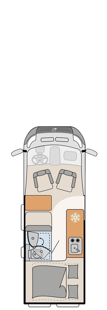 Dethleffs Globetrail Active 600 KS 2.2 Mjet 140hv ** TULOSSA PIAN, AUTOMAATTI, DIESEL-TRUMA, LANZAROTE GREY **, kuva 3