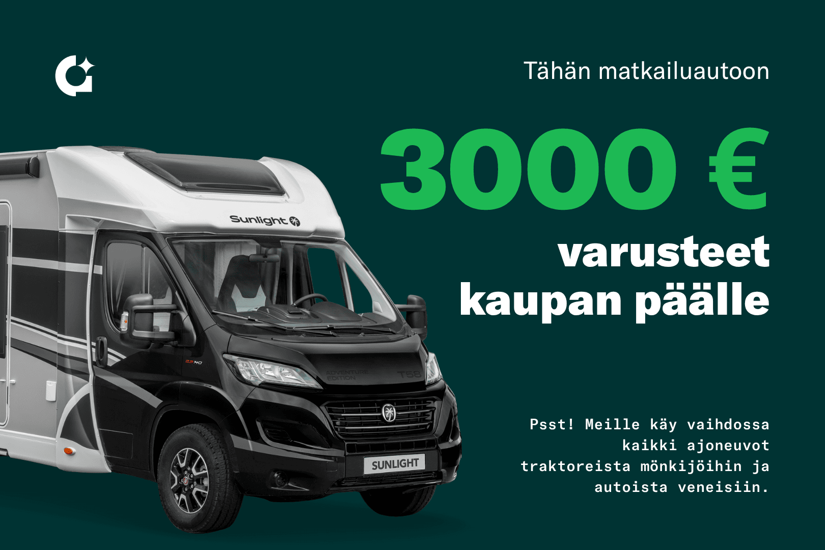 Burstner Campeo B66 644 C 2.2 Mjet 140hv ** TULOSSA, HUIPPU-UUTUUS, AUTOMAATTI, LASKUVUODE, DIESEL-TRUMA **, kuva 2