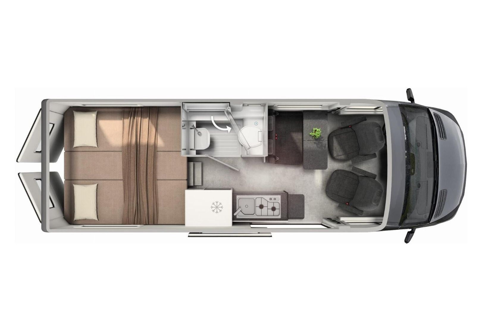 Hymer Grand Canyon S 700 Crosstrail 419 CDI 190hv ** HETI TOIMITUKSEEN, TALVIPAKETTI, TRUMA DIESEL, NELIVETO **, kuva 43