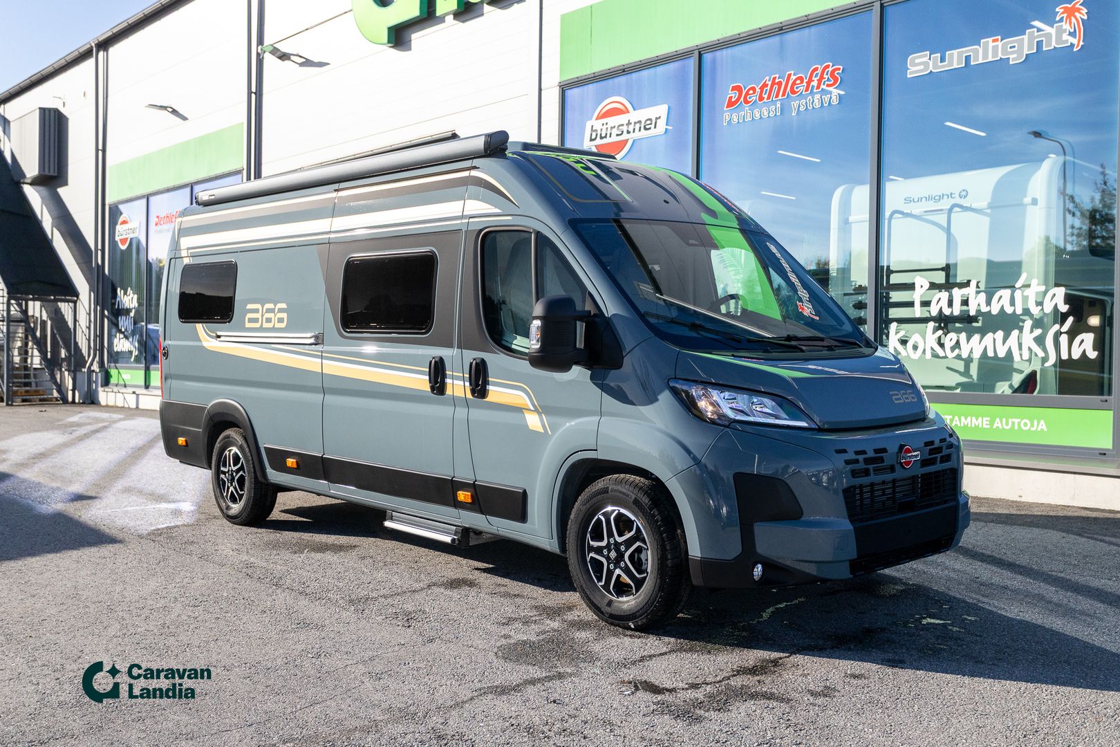 Burstner Campeo B66 640 C 2.2 MJET 140 hv **TULOSSA, UUTUUSMALLI, AUTOMAATTI, ERILLISVUOTEET, DIESEL-TRUMA**, kuva 1