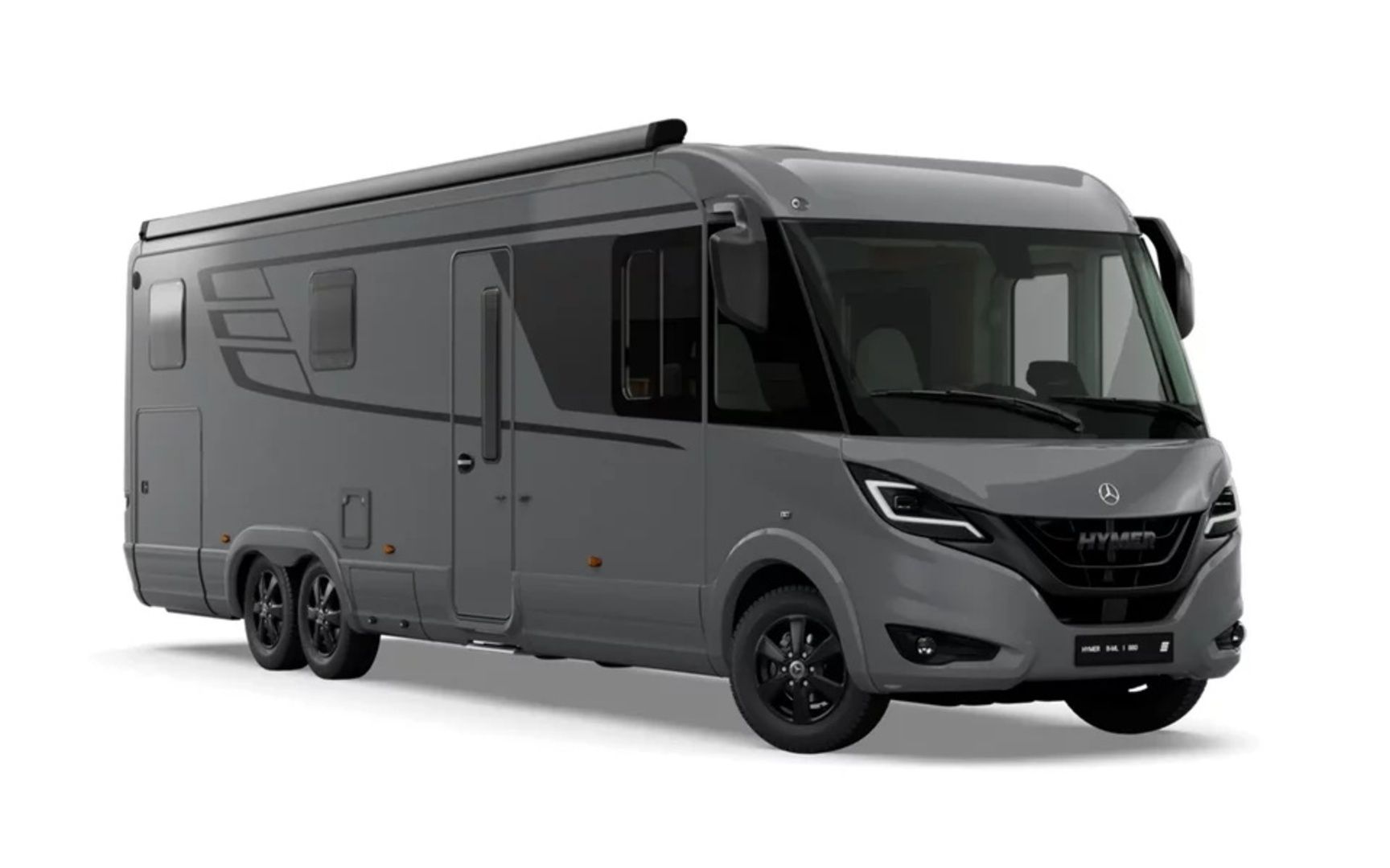 Hymer MASTERLINE I 880 417 CDI 170hv ** UUDISTETTU MALLI, ERILLISVUODE, TARMAC GREY ULKOVÄRI, TALVIPAKETTI, ALDE **, kuva 1
