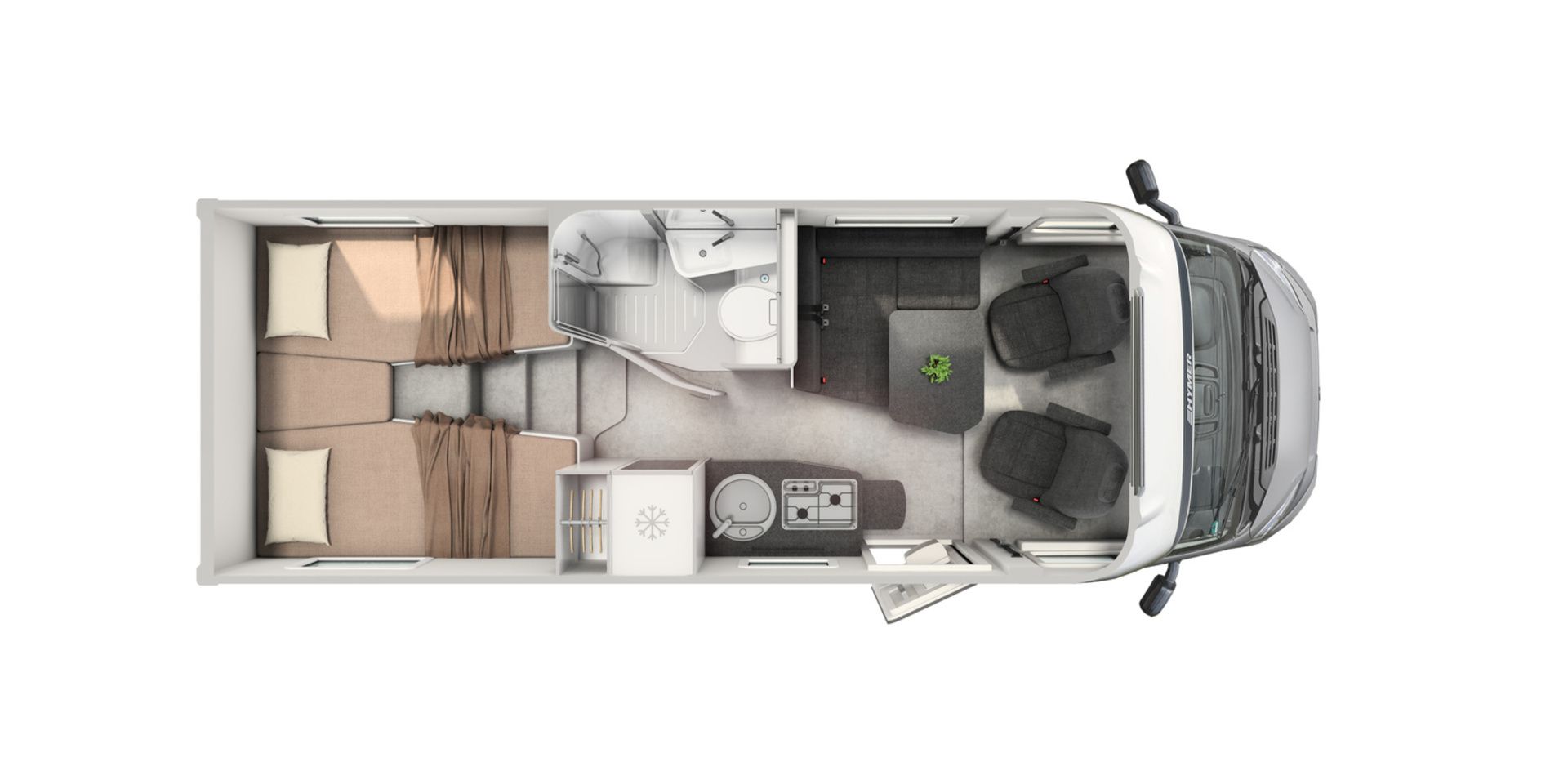 Hymer Exsis-t 580 2.2 Mjet 140hv ** TULOSSA PIAN, XPERIENCE VARUSTELU, LATTIALÄMMITYS, AURINKOPANEELI ** **, kuva 2