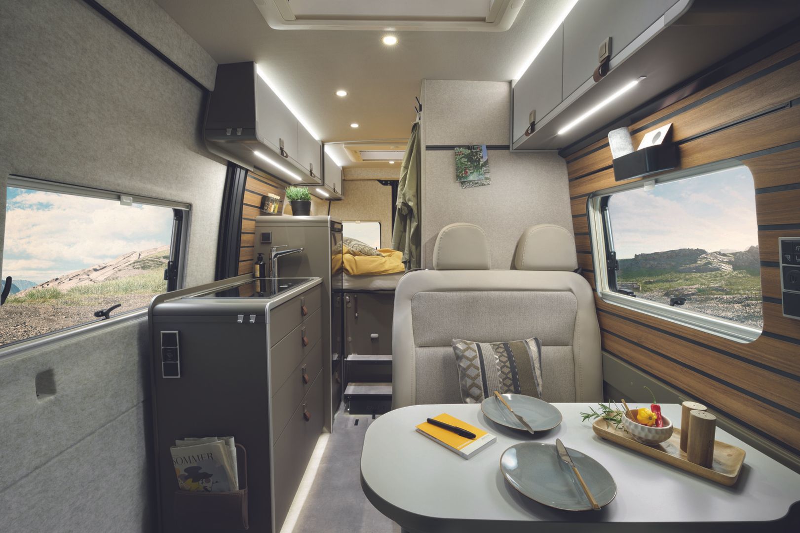 Hymer Grand Canyon S 600 419 CDI 190HV ** TULOSSA PIAN, TALVIPAKETTI, TRUMA DIESEL, NELIVETO **, kuva 5