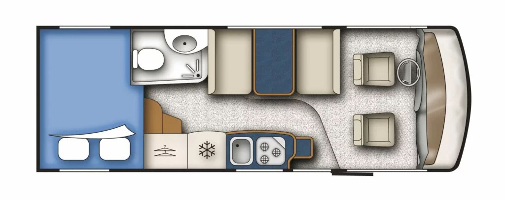 Hymer B644 2.5 TDI 116hv ** 2 X ILMASTOINTI, TRUMA, REK 7 HLÖLLE **, kuva 32