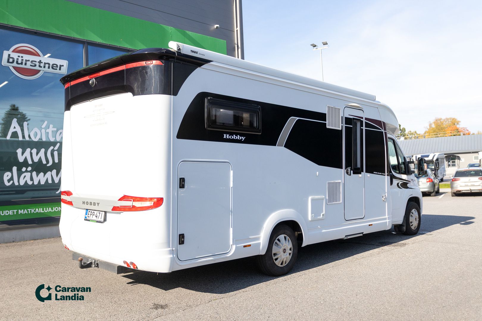 Hobby Optima De Luxe T70 GE 2.3 Mjet 130hv ** ERILLISVUOTEET, TRUMA (KAASU/SÄHKÖ), TAKATALLI **, kuva 3
