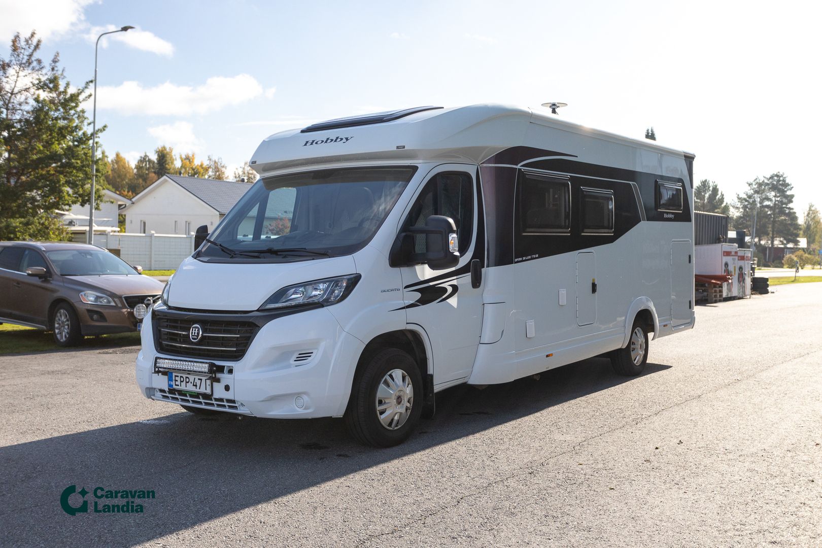 Hobby Optima De Luxe T70 GE 2.3 Mjet 130hv ** ERILLISVUOTEET, TRUMA (KAASU/SÄHKÖ), TAKATALLI **, kuva 5