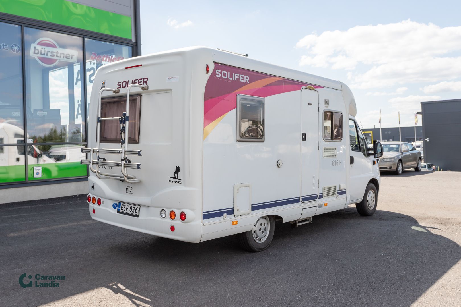 Solifer 616 H 2.3 JTD 110hv ** TRUMA-SÄHKÖPATRUUNA, PITKITTÄINEN-PARIVUODE, MARKIISI **, kuva 3