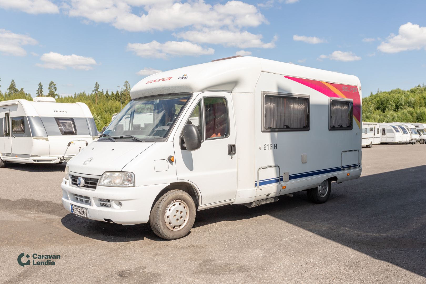 Solifer 616 H 2.3 JTD 110hv ** TRUMA-SÄHKÖPATRUUNA, PITKITTÄINEN-PARIVUODE, MARKIISI **, kuva 5