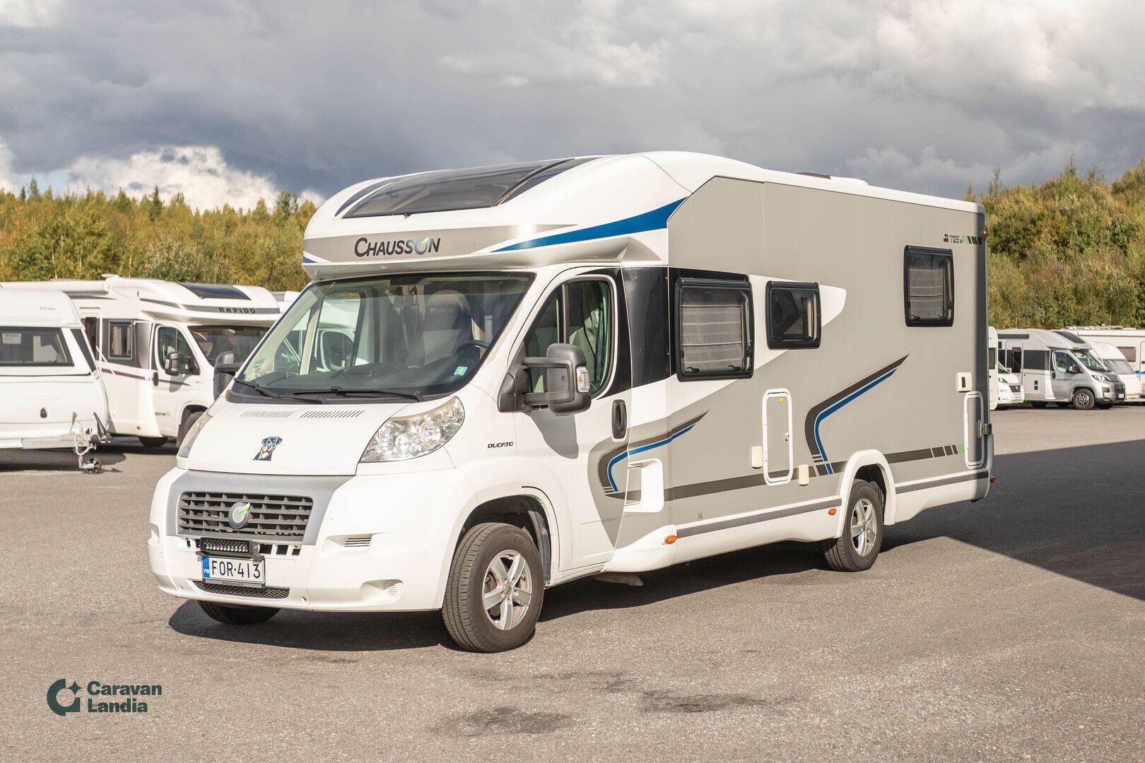 Chausson Titanium 728 2.3 Mjet 130hv ** DIESEL-TRUMA, SAAREKEVUODE, LASKUVUODE, ILMASTOINTI **, kuva 5