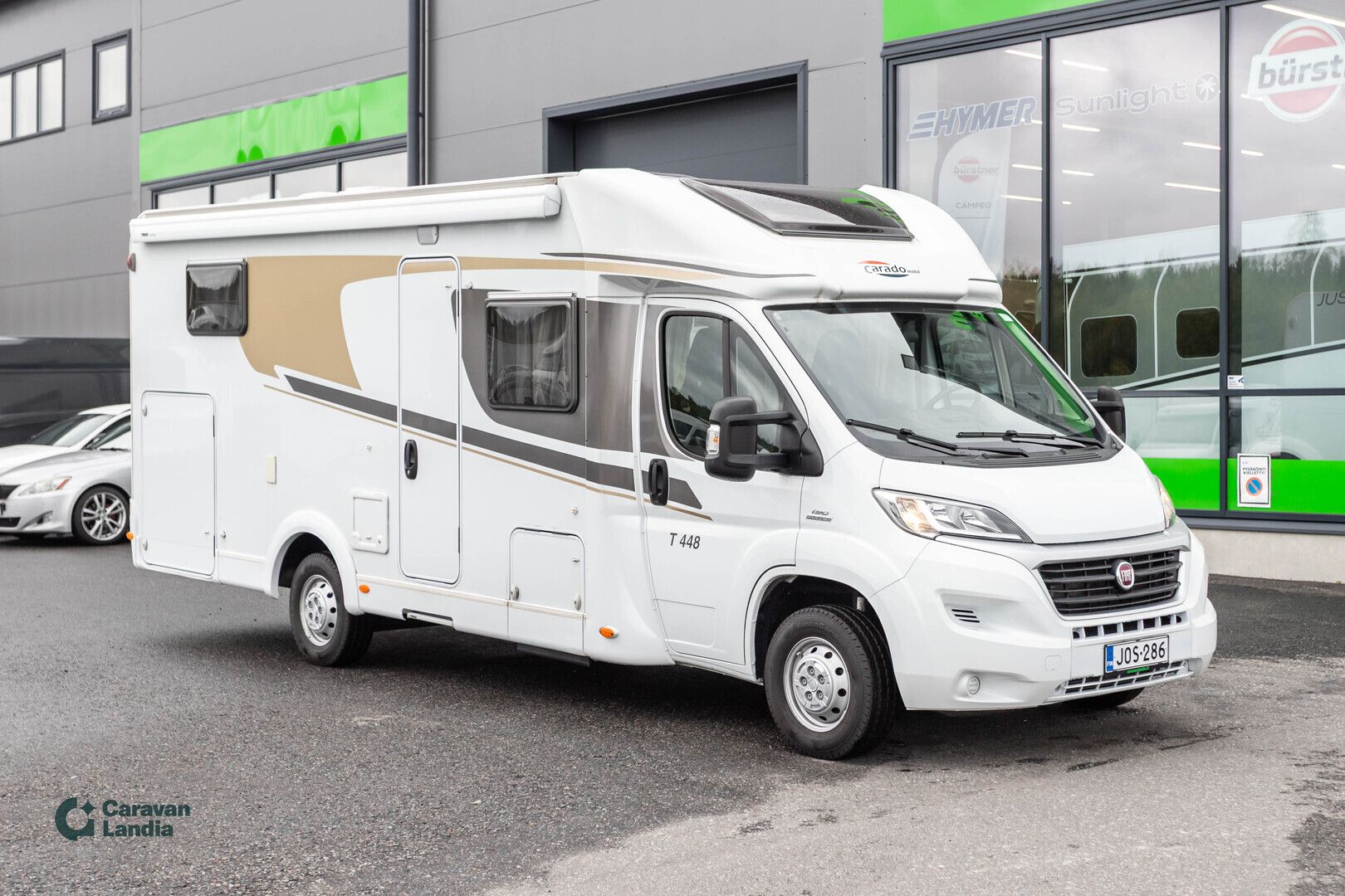 Carado T 448 2.3 Mjet 130hv ** TRUMA, LASKUVUODE, ERILLISVUOTEET, PYÖRÄTELINE **, kuva 1