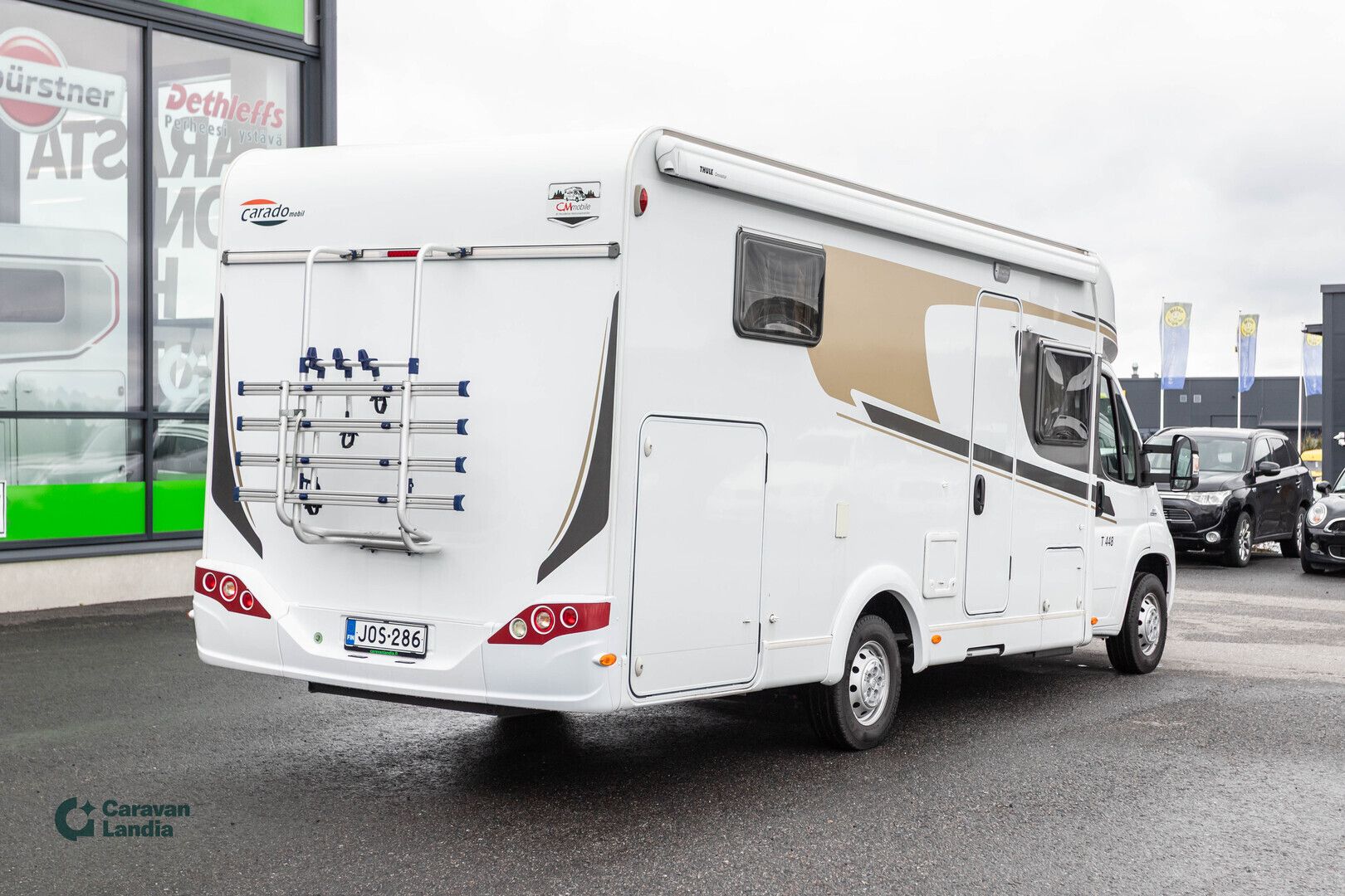 Carado T 448 2.3 Mjet 130hv ** TRUMA, LASKUVUODE, ERILLISVUOTEET, PYÖRÄTELINE **, kuva 3