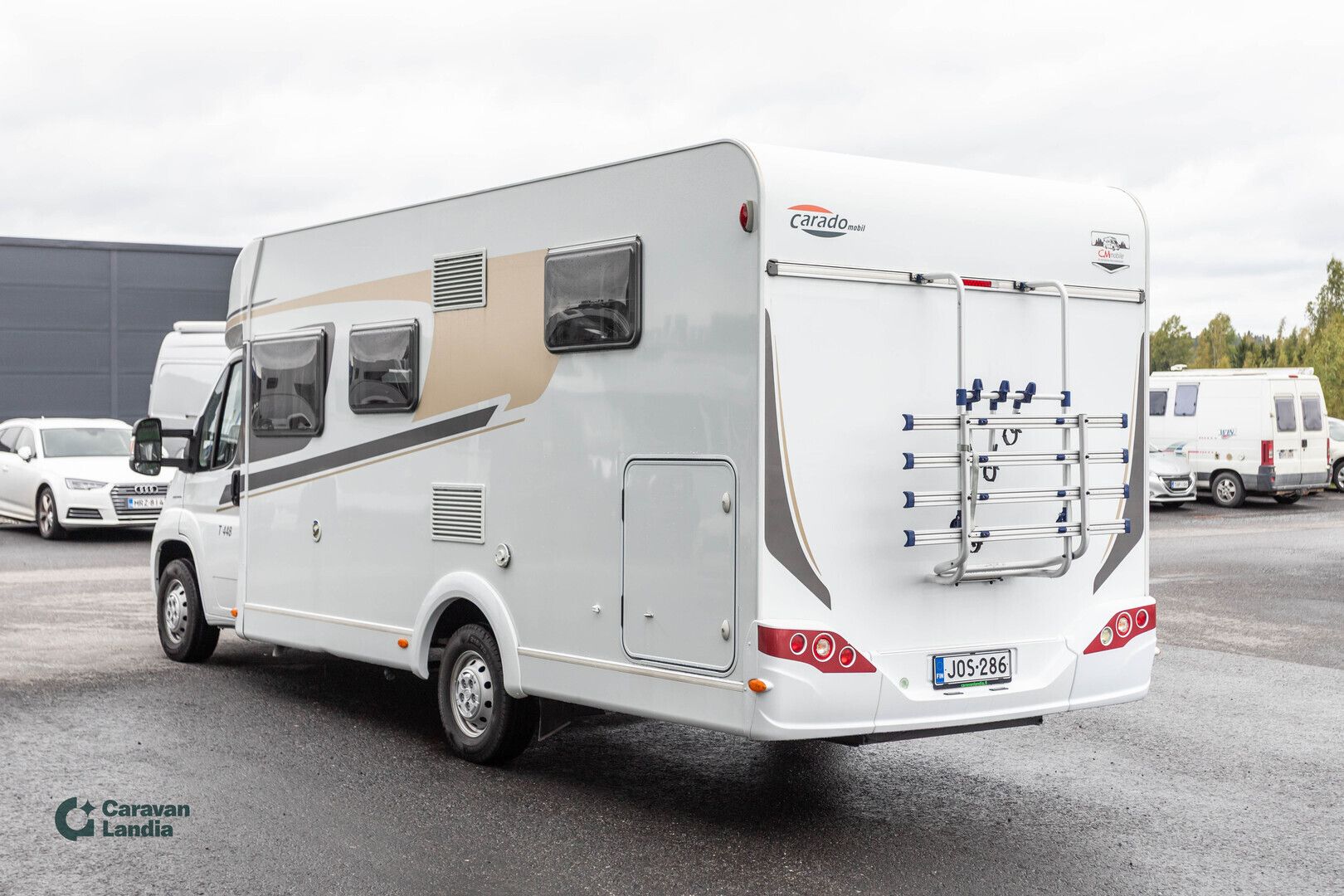Carado T 448 2.3 Mjet 130hv ** TRUMA, LASKUVUODE, ERILLISVUOTEET, PYÖRÄTELINE **, kuva 4