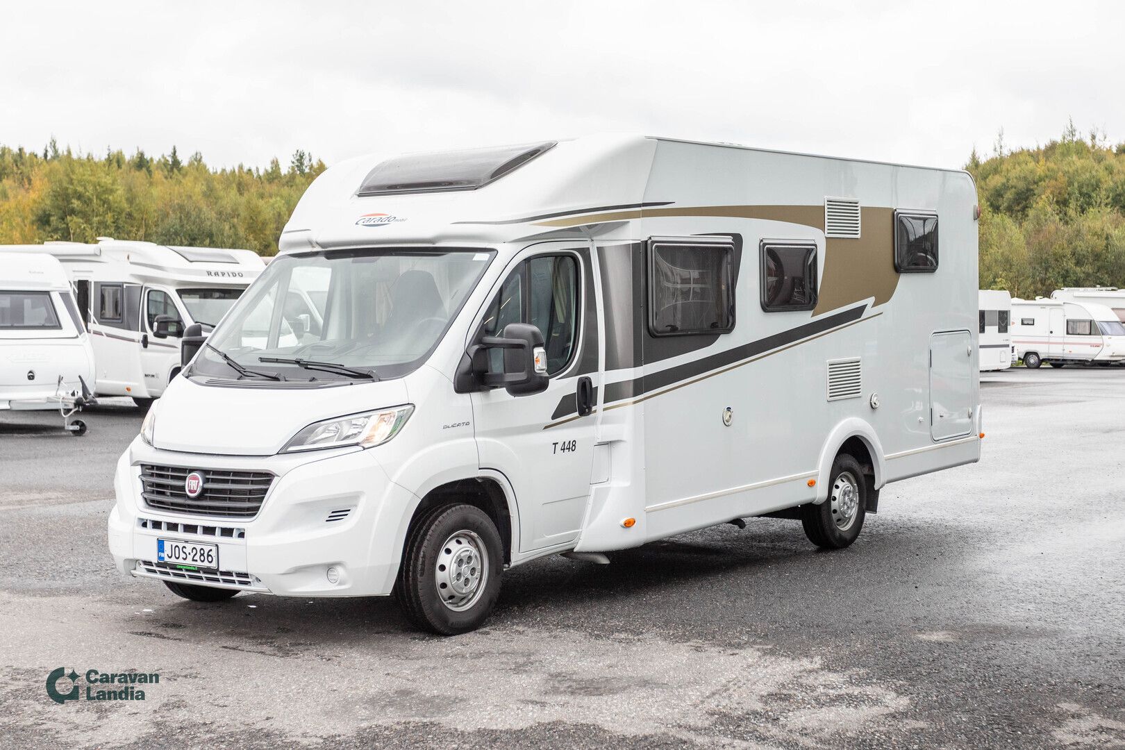 Carado T 448 2.3 Mjet 130hv ** TRUMA, LASKUVUODE, ERILLISVUOTEET, PYÖRÄTELINE **, kuva 5