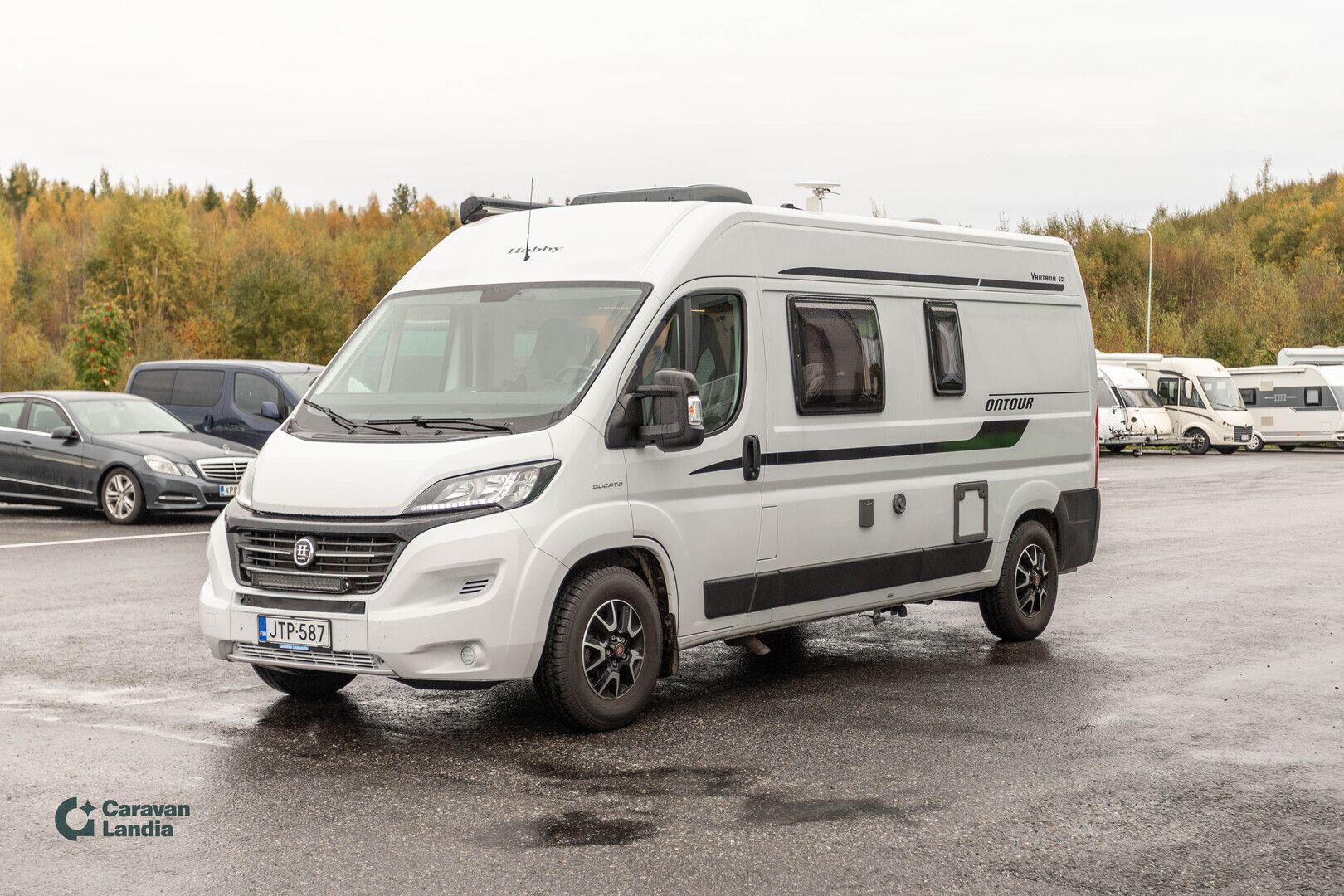 Hobby Vantana K60 Ontour 2.3 Mjet 120hv ** TRUMA-SÄHKÖPATRUUNA, PARIVUODE, AURINKOPANEELI, VETOKOUKKU **, kuva 5