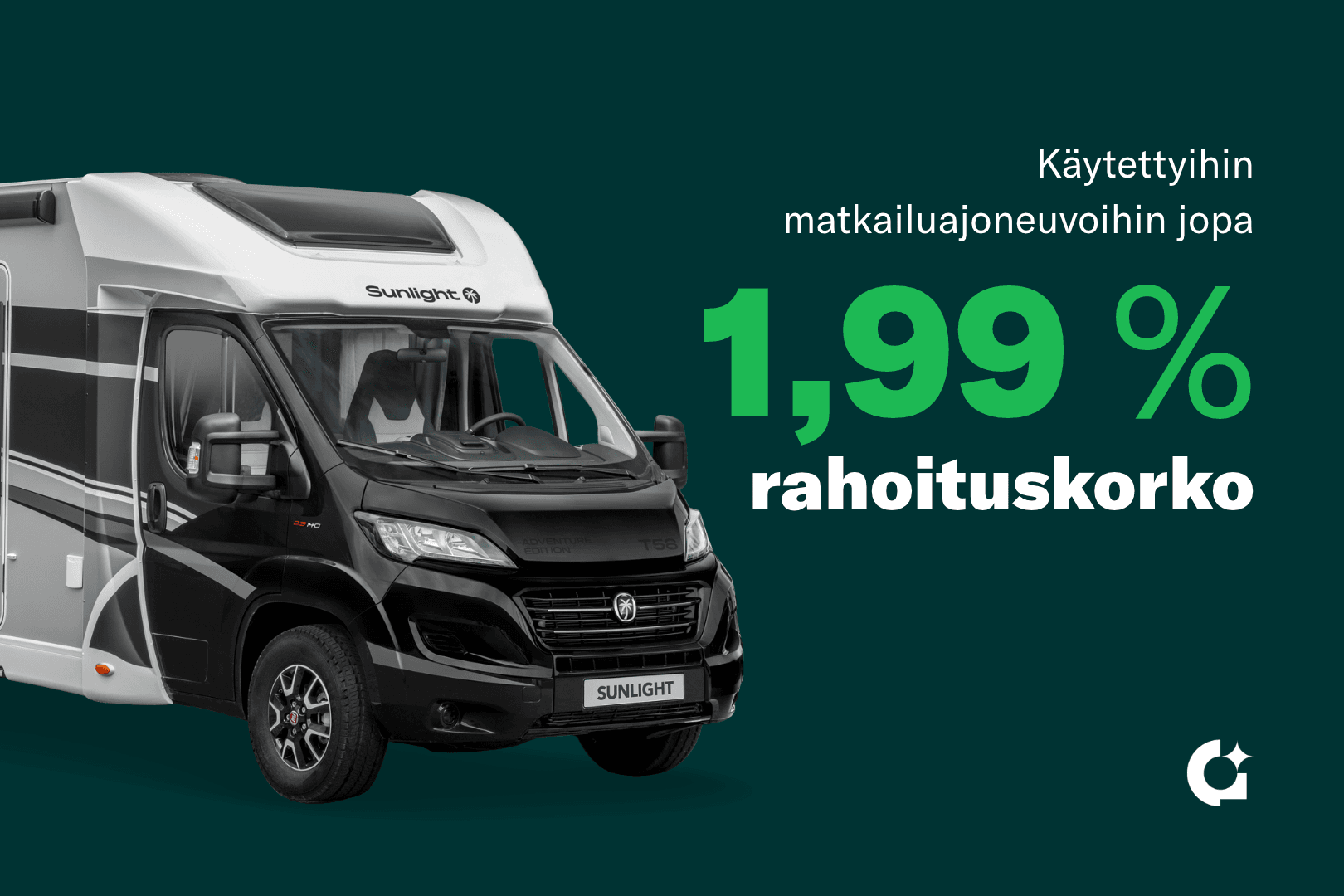 Sunlight A70 2.3 Mjet 130hv ** TRUMA-SÄHKÖPATRUUNA, PARIVUODE, ISO-PÖYTÄRYHMÄ, MARKIISI **, kuva 2