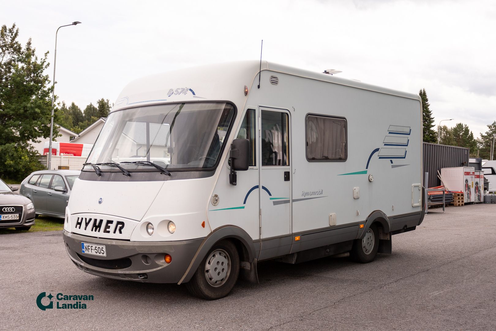 Hymer B 574 2.8 JTD 130hv ** TRUMA, HUBBET-LASKUVUODE, PP-TELINE **, kuva 5