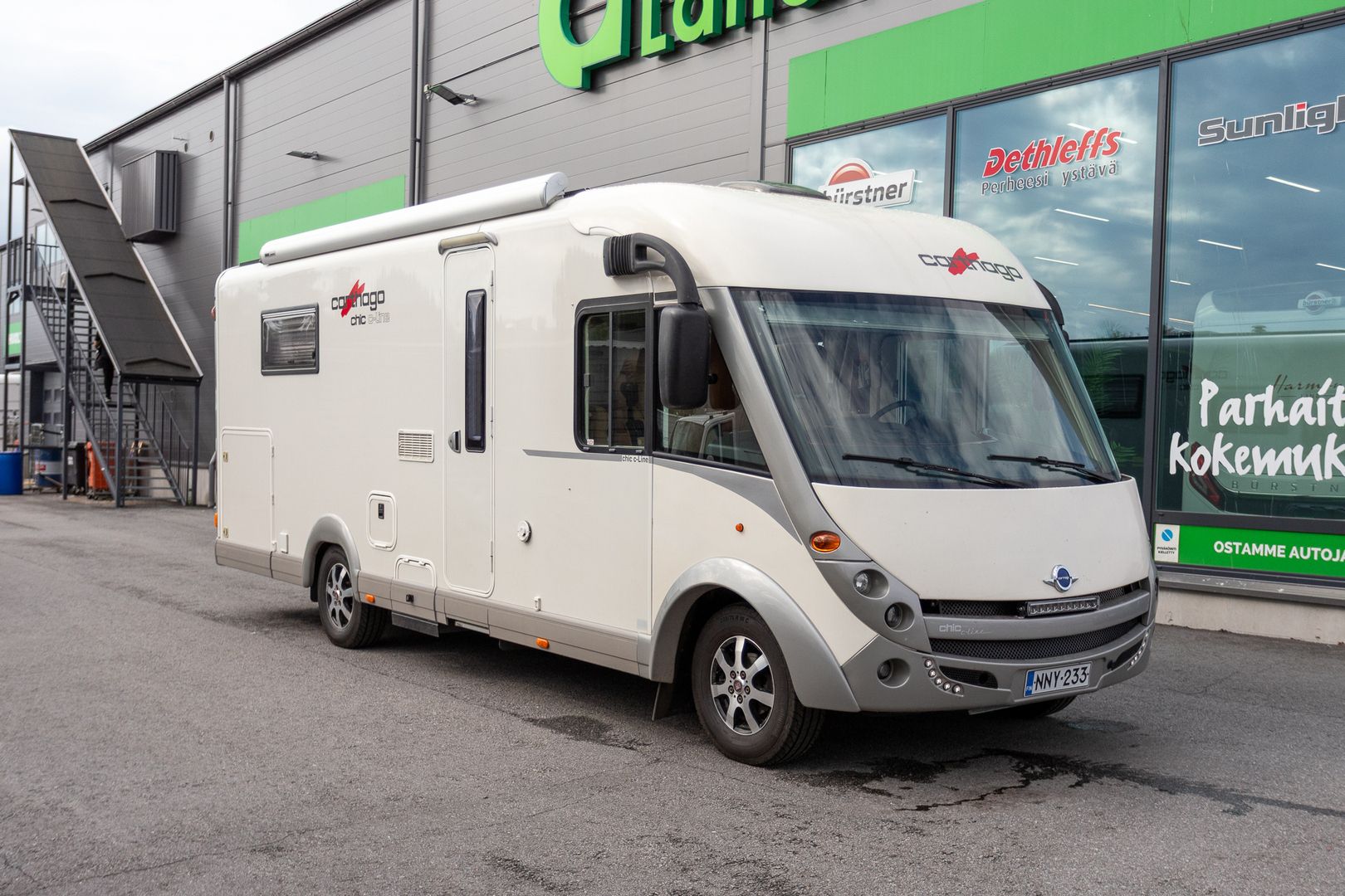 Carthago C-Line 5.0 2.3 Mjet 150hv ** TRUMA(KAASU), INVERTTERI+AURINKOPANEELI, HUBBET-LASKUVUODE **, kuva 1