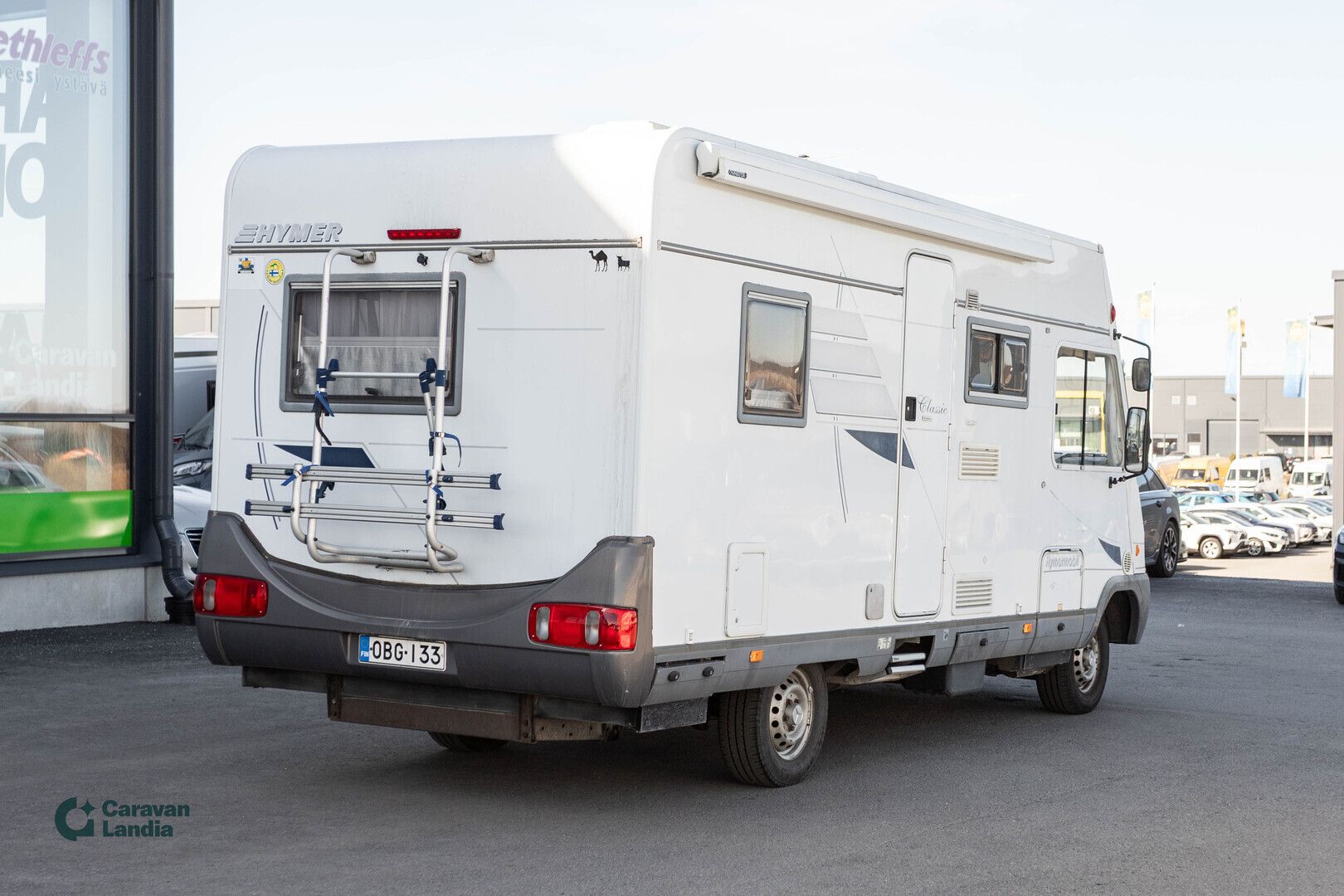 Hymer Classic 575 316 CDI 155hv ** TRUMA, PITKITTÄINEN-PARIVUODE, HUBBET-YLÄVUODE, MARKIISI **, kuva 3