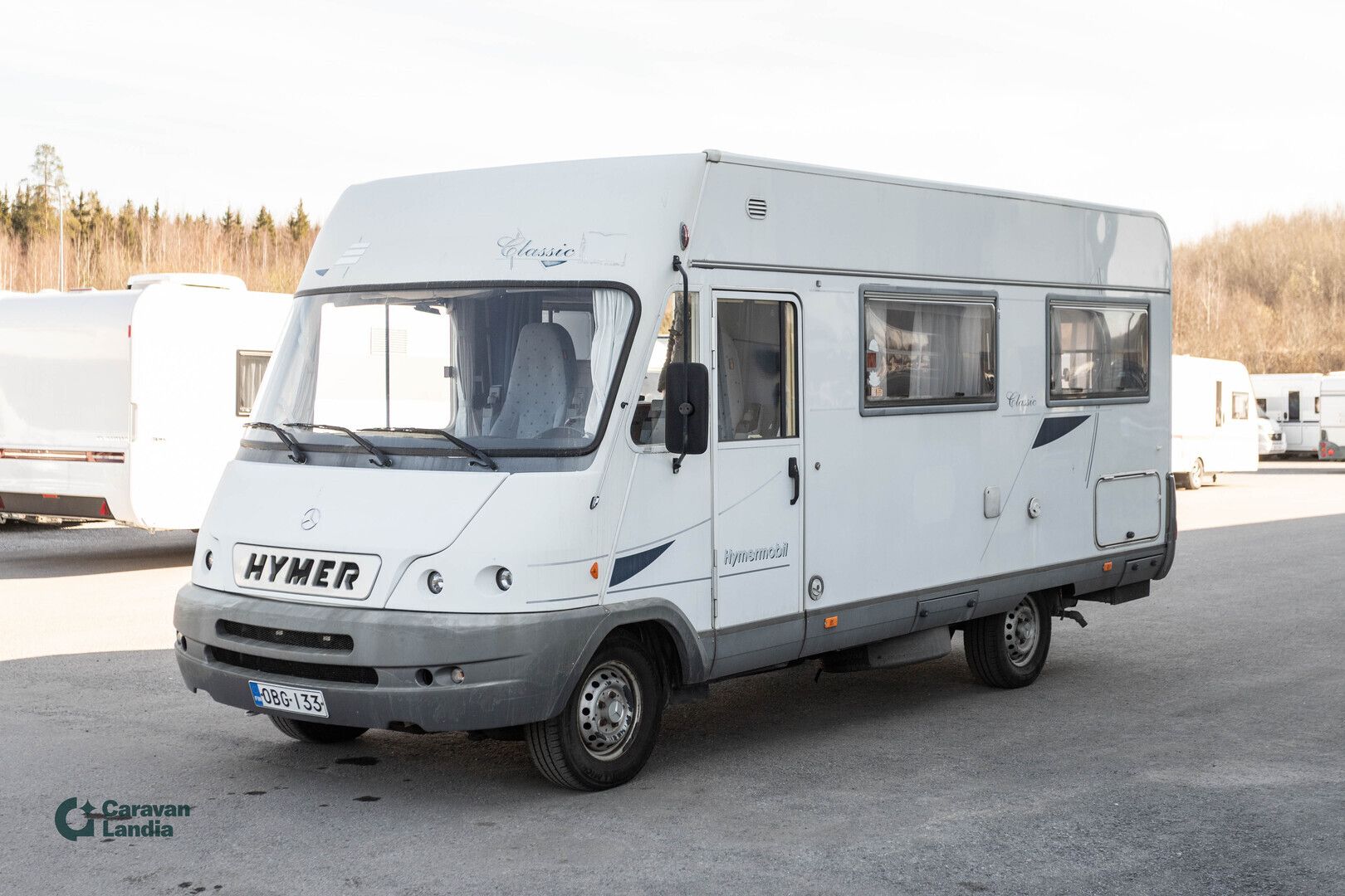 Hymer Classic 575 316 CDI 155hv ** TRUMA, PITKITTÄINEN-PARIVUODE, HUBBET-YLÄVUODE, MARKIISI **, kuva 5