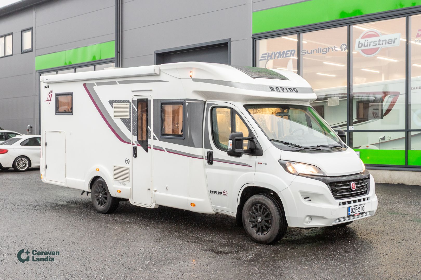 Rapido 666F 2.3 Mjet 140hv ** TRUMA-SÄHKÖPATRUUNA, ERILLISVUOTEET, SÄHKÖ-HUBBET, MARKIISI **, kuva 1