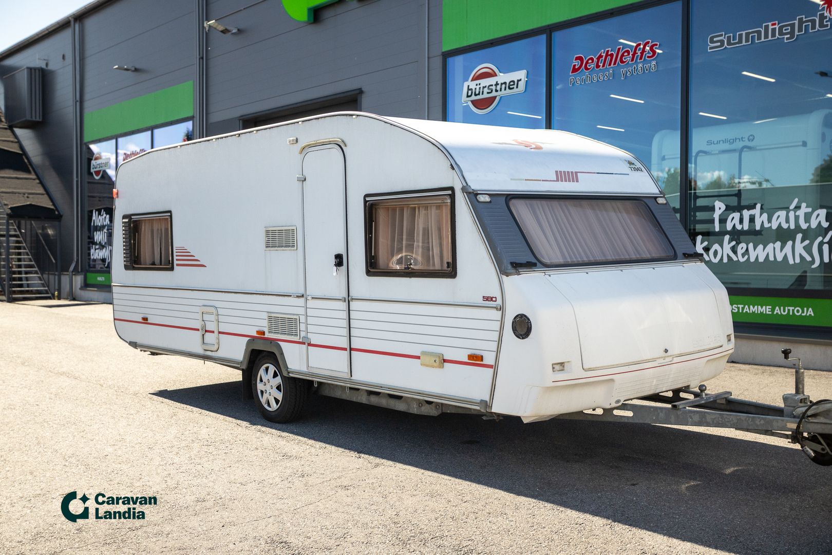 Solifer Goldie 580 ** NESTEKIERTOLÄMMITYS, YLÄVUODE, SIVUKEITTIÖ **, kuva 1