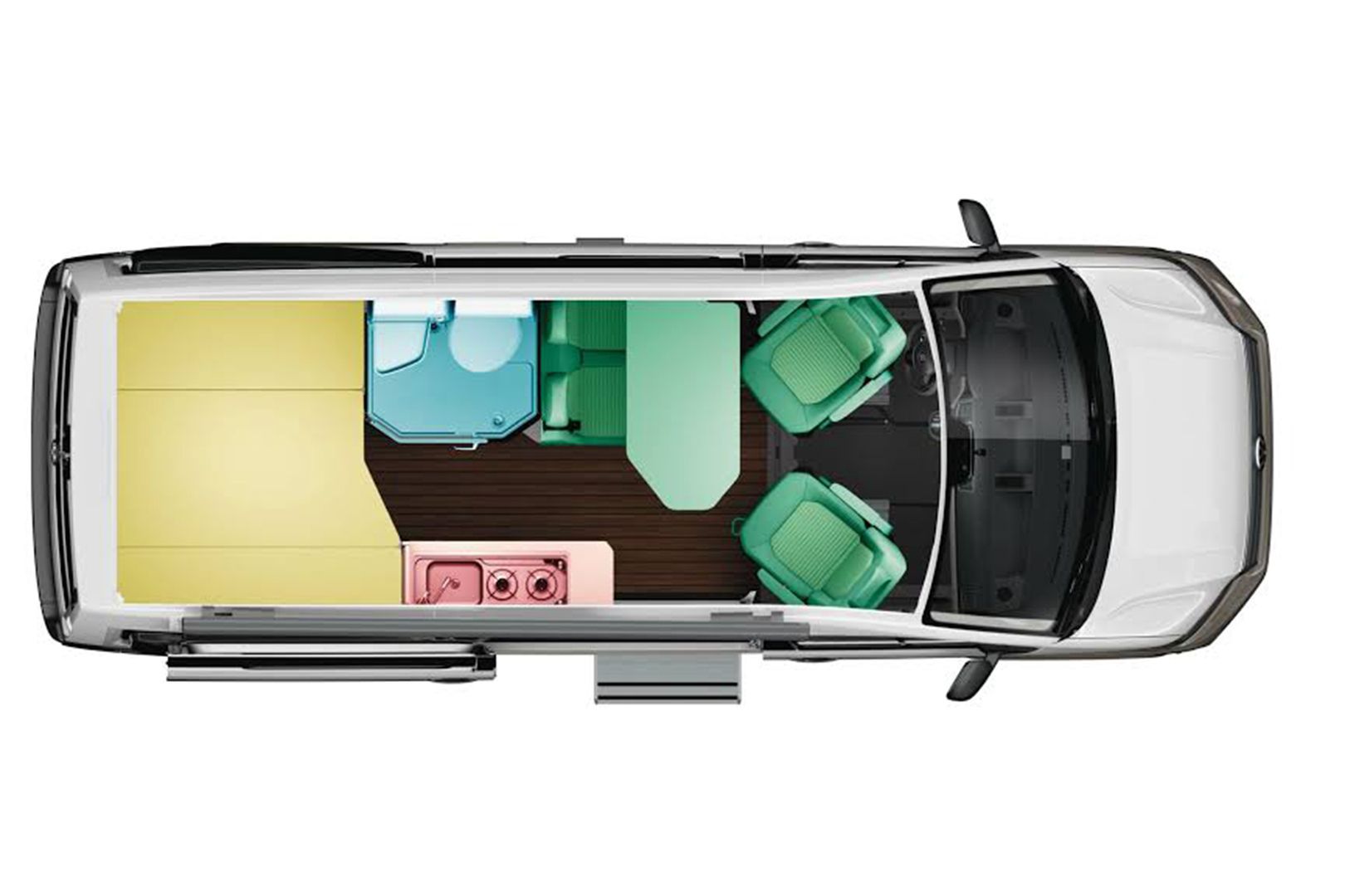 Volkswagen Grand California 600 2.0 TDI 163hv ** AUTOMAATTI, NELIVETO, YLÄVUODE, TRUMA (DIESEL/SÄHKÖ) **, kuva 41