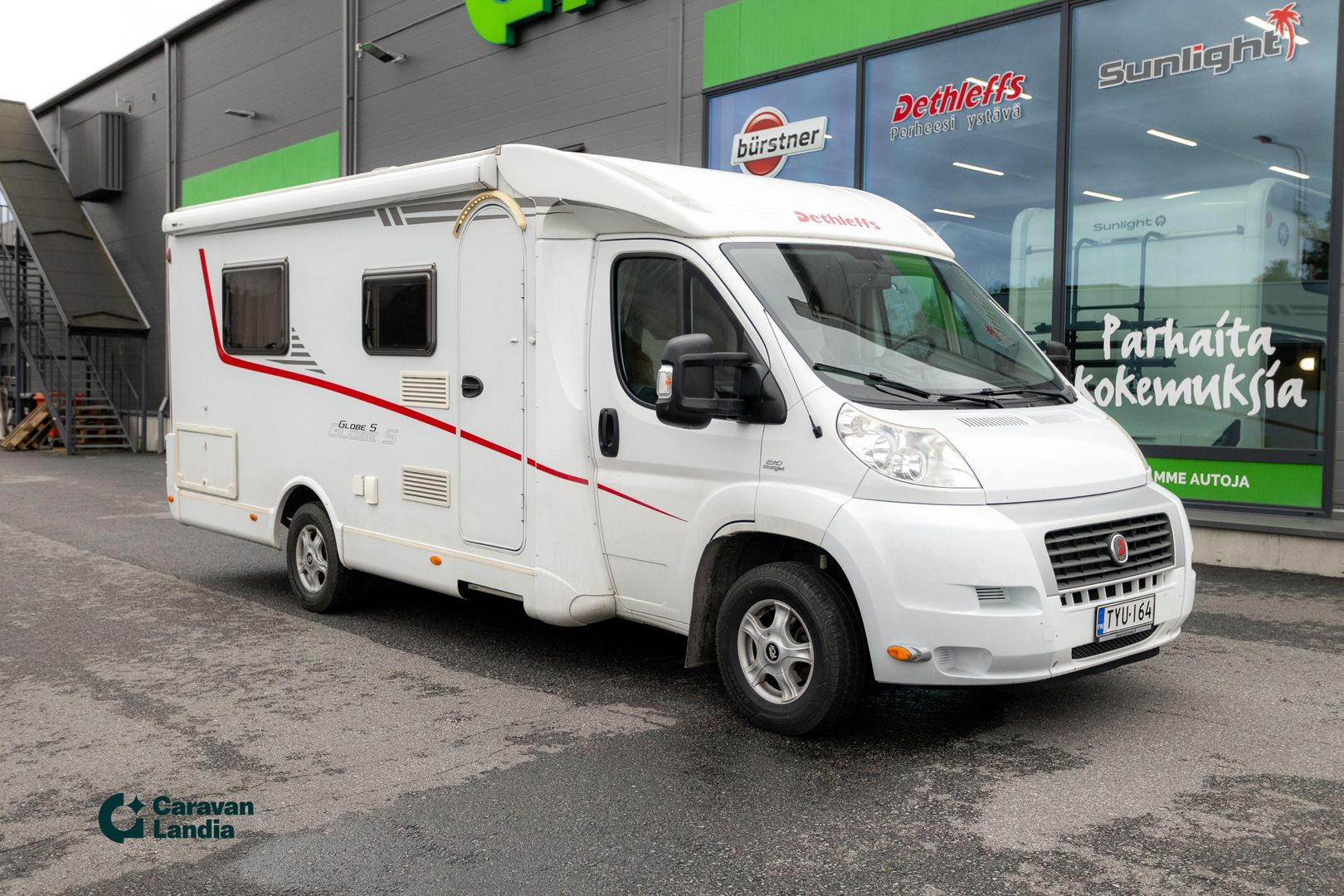 Dethleffs Globe S-T 685 2,3 Mjet 130hv ** ALDE (KAASU/SÄHKÖ), SAAREKEVUODE, AURINKOPANEELI **, kuva 1