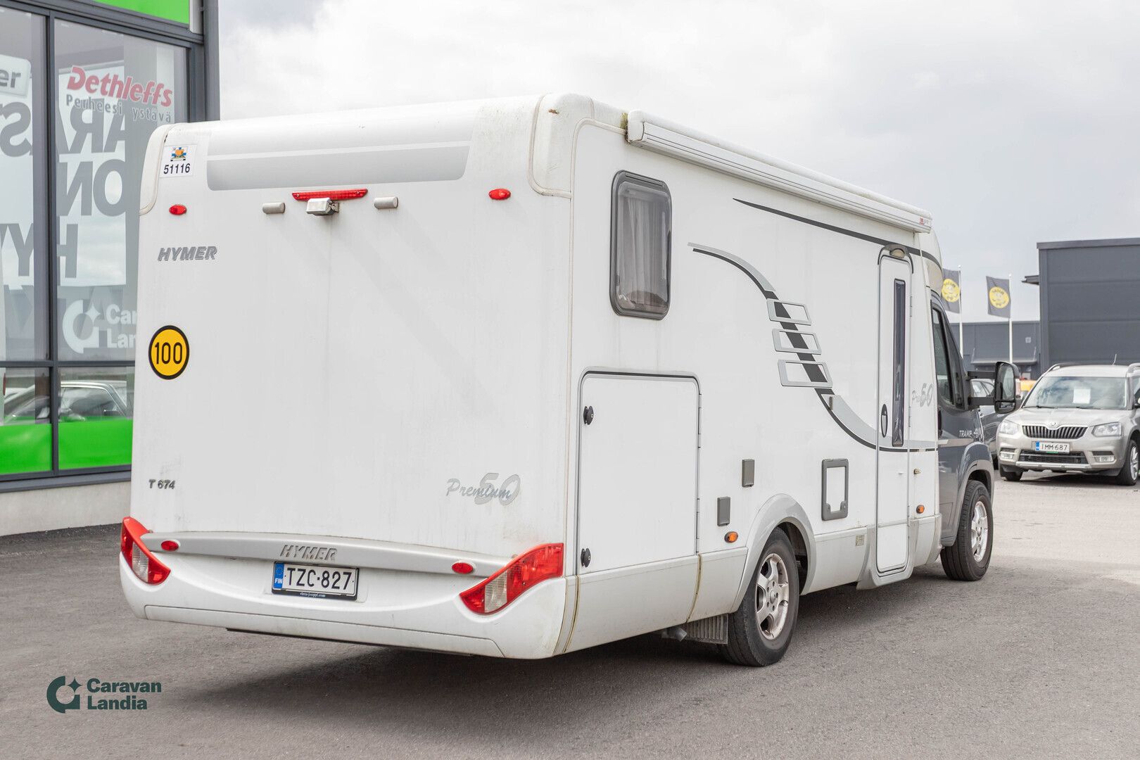Hymer T 674 2.3 Mjet 150hv **TULOSSA, ALDE, ERILLISVUOTEET, MARKIISI **, kuva 3