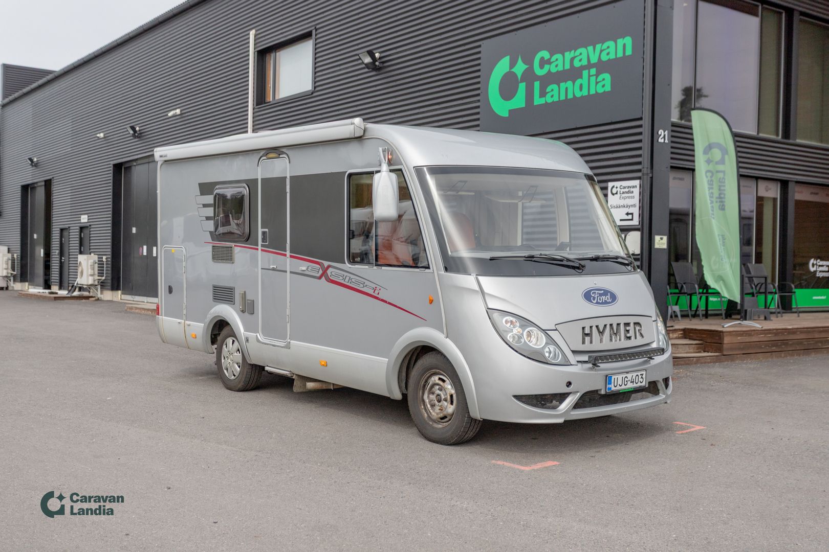 Hymer Exsis-i 512 130hv **2xILMASTOINTI, LASKUVUODE, P.KAMERA, MARKIISI, 2xRENKAAT**, kuva 1