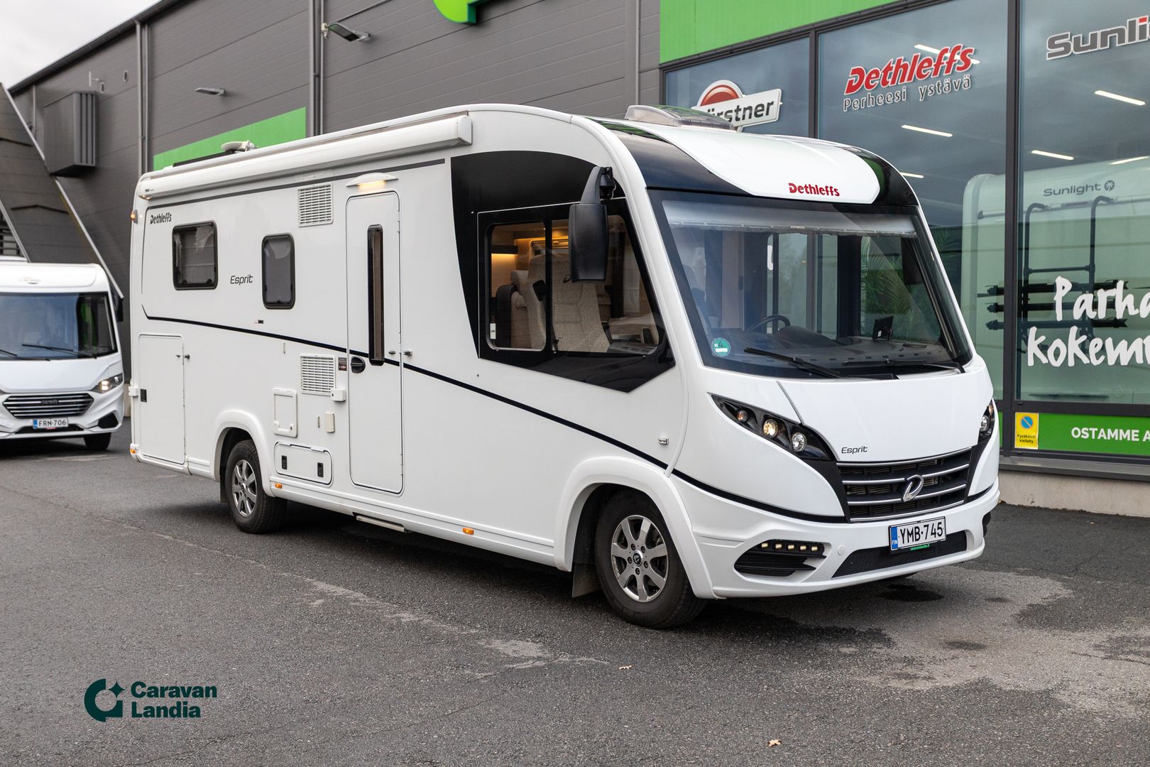 Dethleffs Esprit I 7050-2 DBM 2.2 Mjet 160hv ** 9-AUTOMAATTI, ALDE TALVIPAKETTI, SAAREKEVUODE, HUIPPUVARUSTEET **, kuva 1