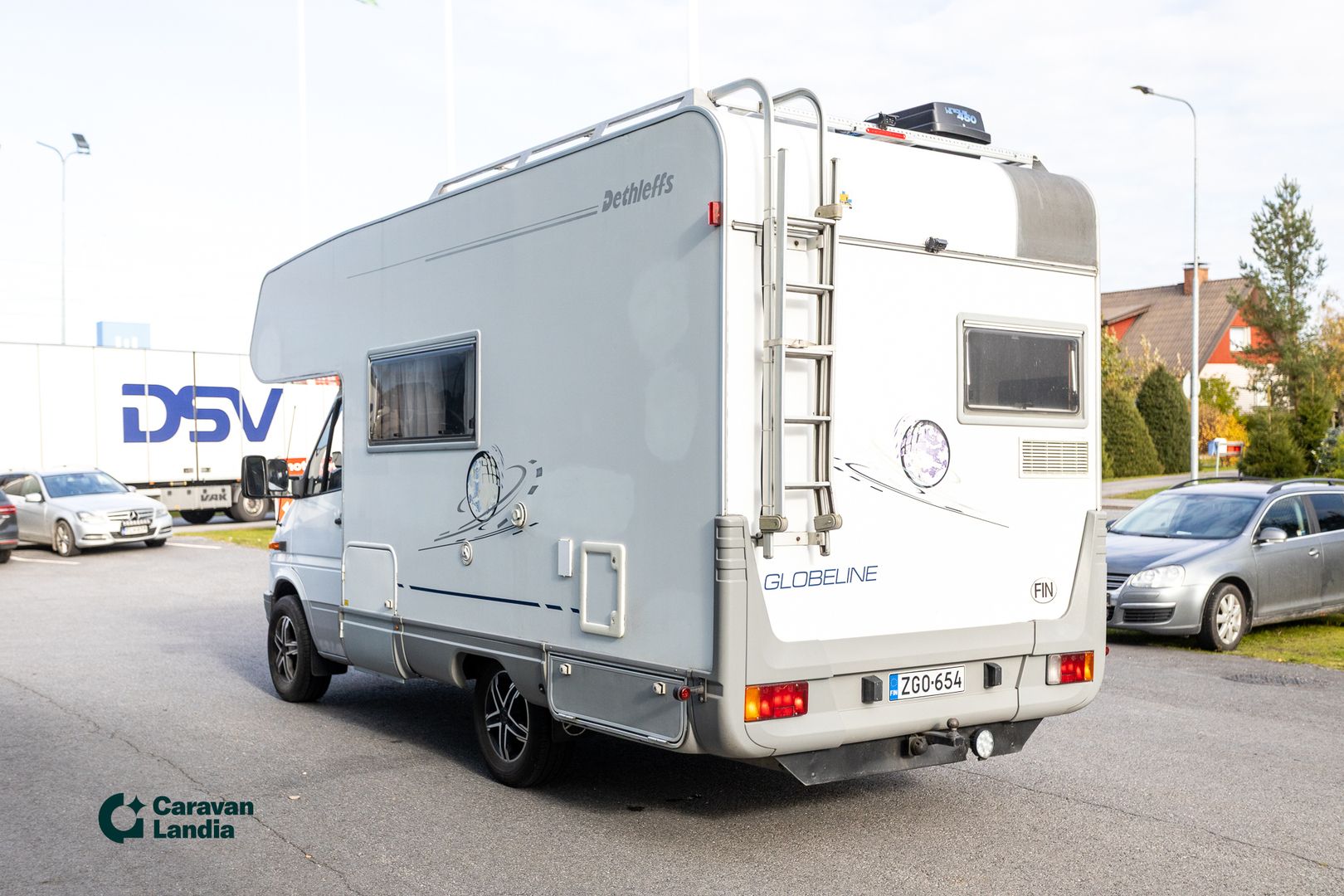 Dethleffs Globeline A 5833 312D 120hv ** TAKAKEITTIÖ, TRUMA, AS ILMASTOINTI **, kuva 4