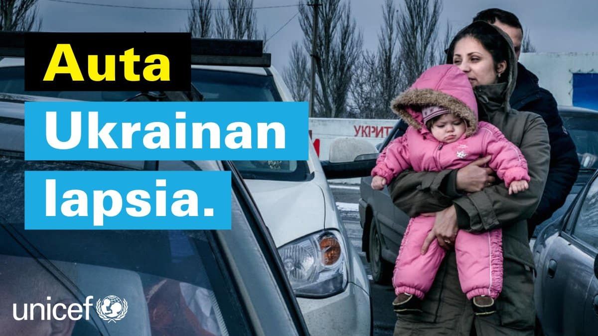 Auta Ukrainan lapsia.