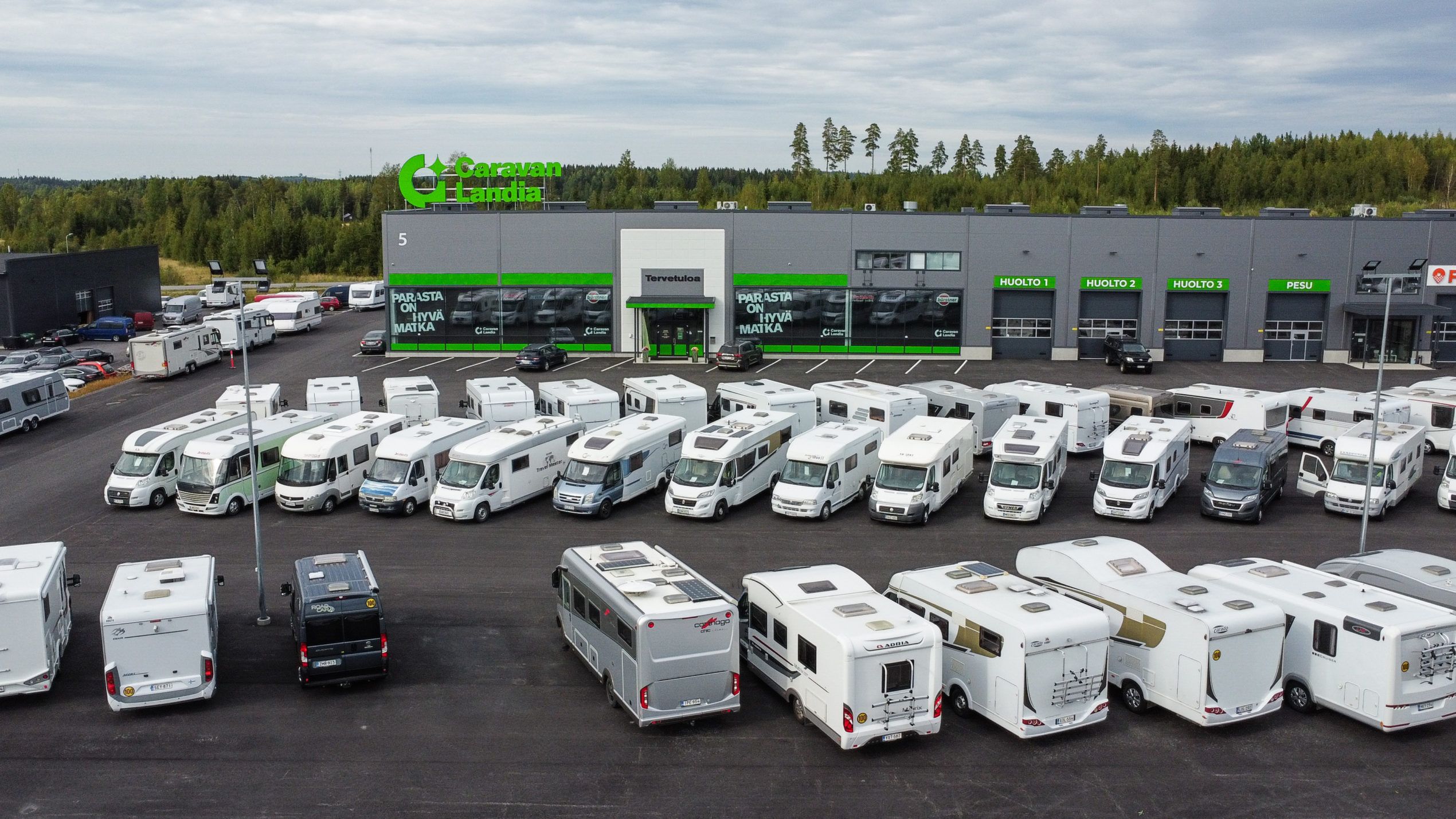Caravanlandian Lempäälän toimipiste.